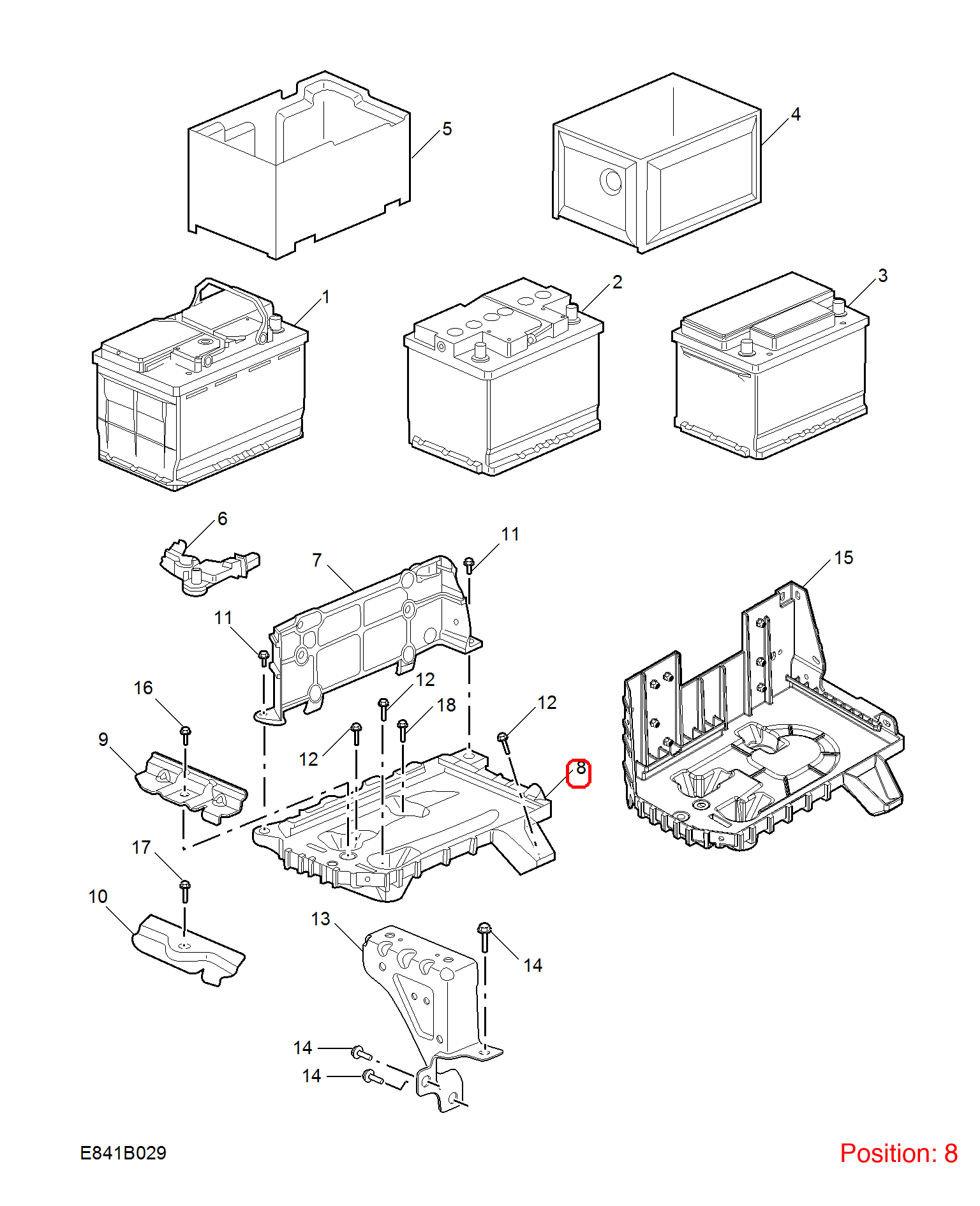 MG Battery base OEM 11706528 FOR MG 11706528-MG_OEM