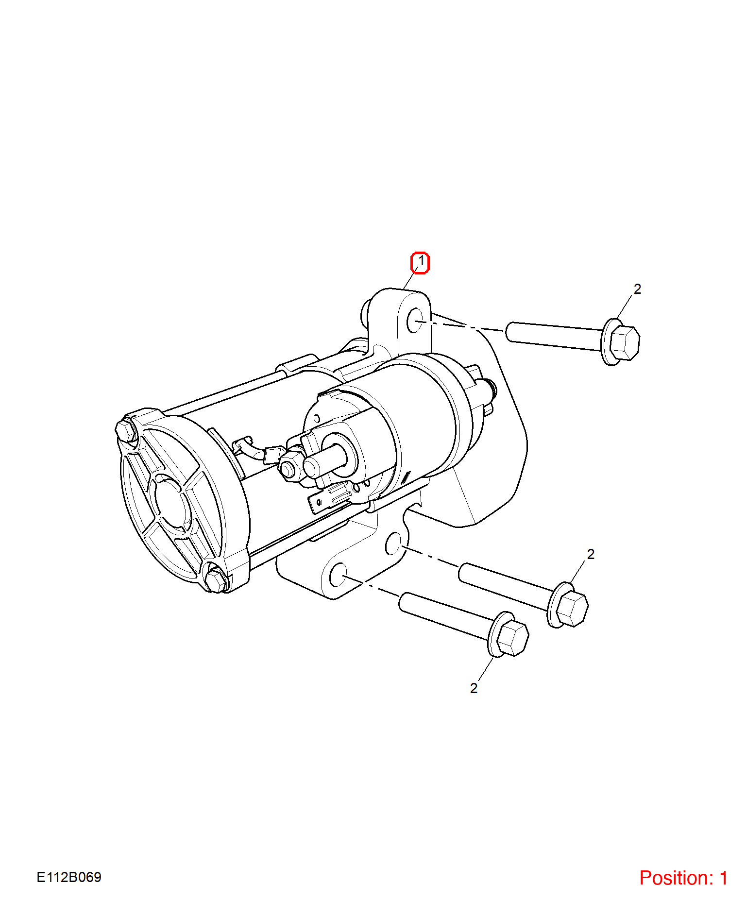 MG Starter motor OEM 11816098 FOR MG5 11816098-MG_OEM
