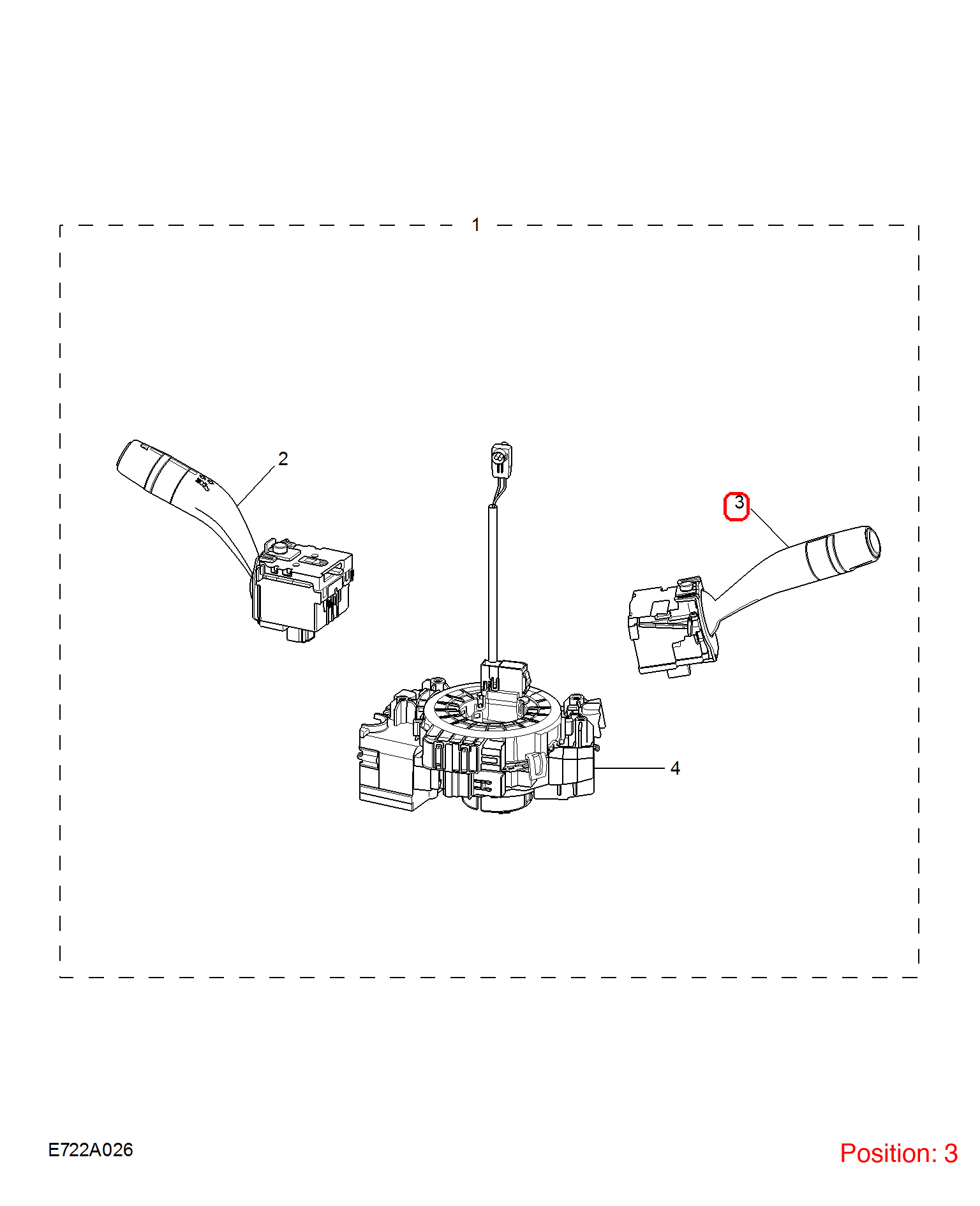 MG Wiper switch OEM 11990206 11990206-MG_OEM