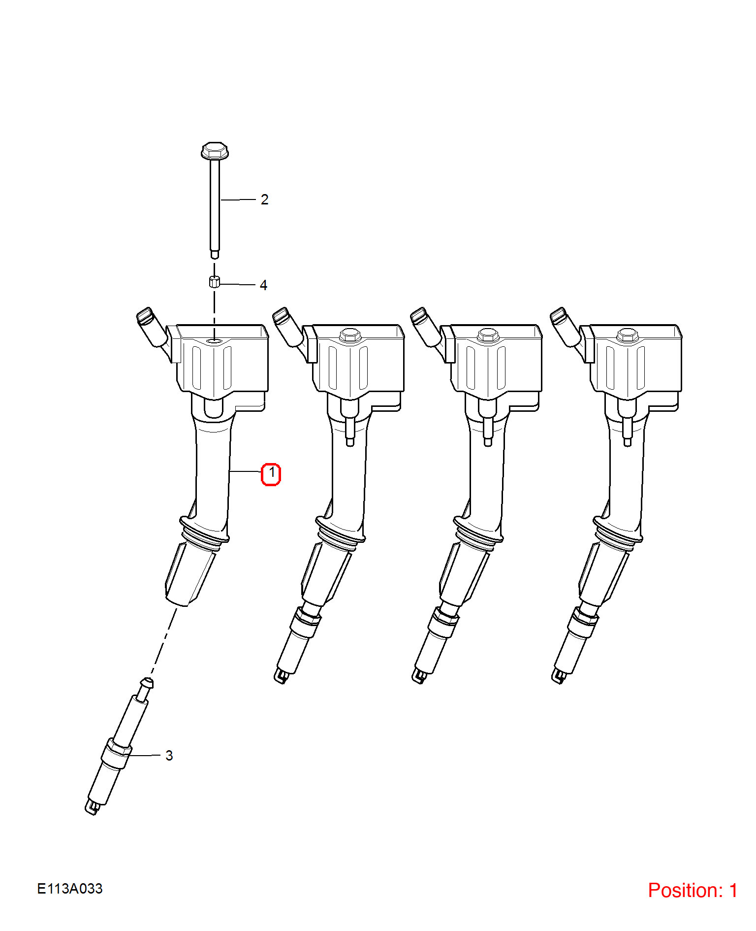 MG Ignition coil OEM 12635672 FOR MG RX5 MG6 12635672-MG_OEM