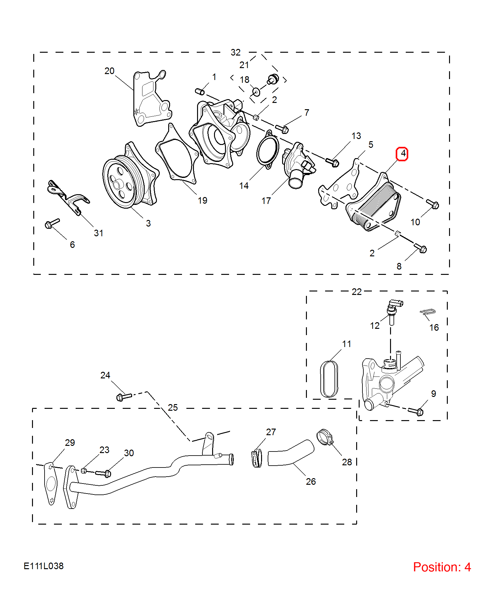 MG Oil cooler OEM 12640136 FOR MG RX5 MG6 12640136-MG_OEM