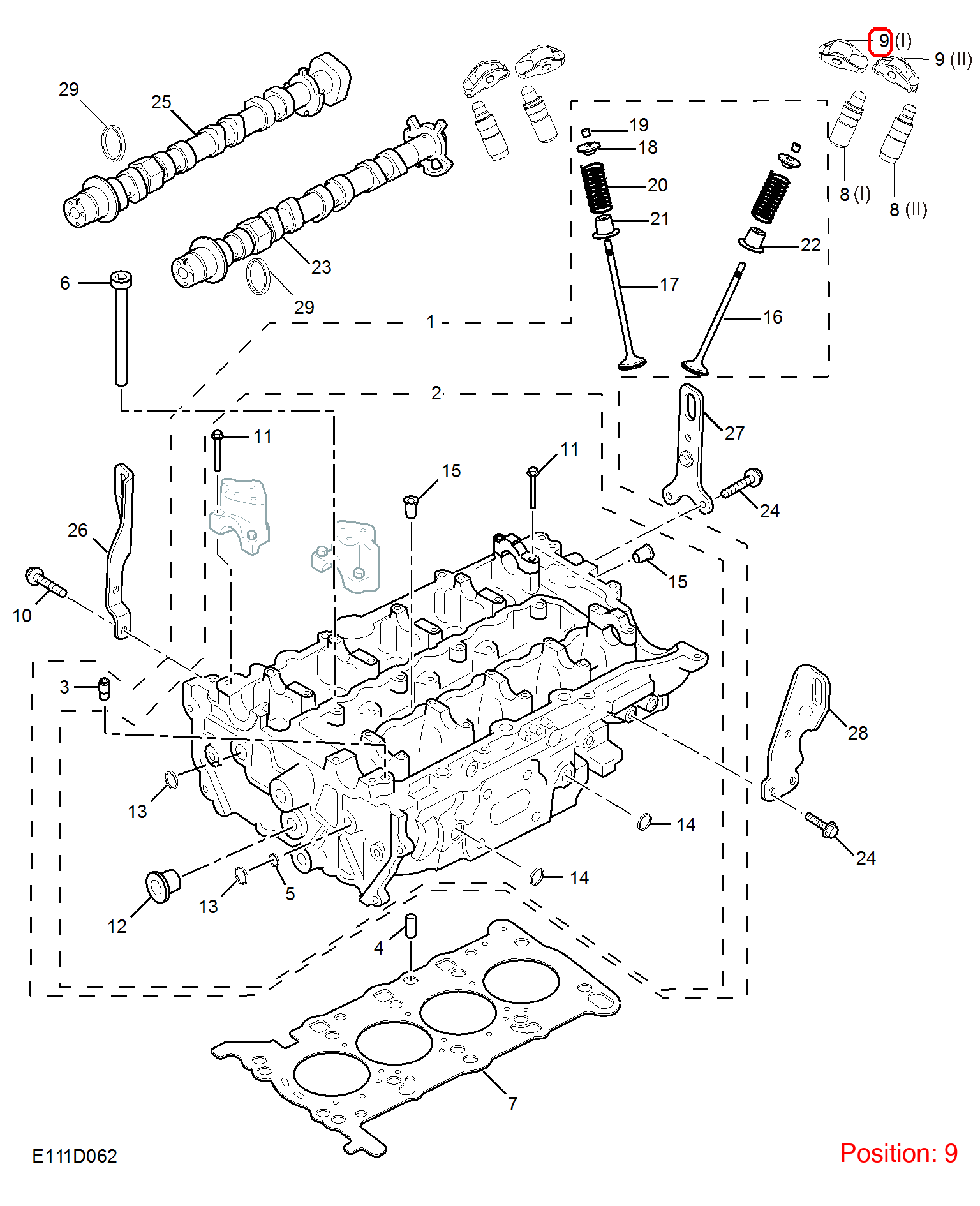 MG Rocker Arm OEM 12696176 FOR MG RX5 MG5 MG6 12696176-MG_OEM