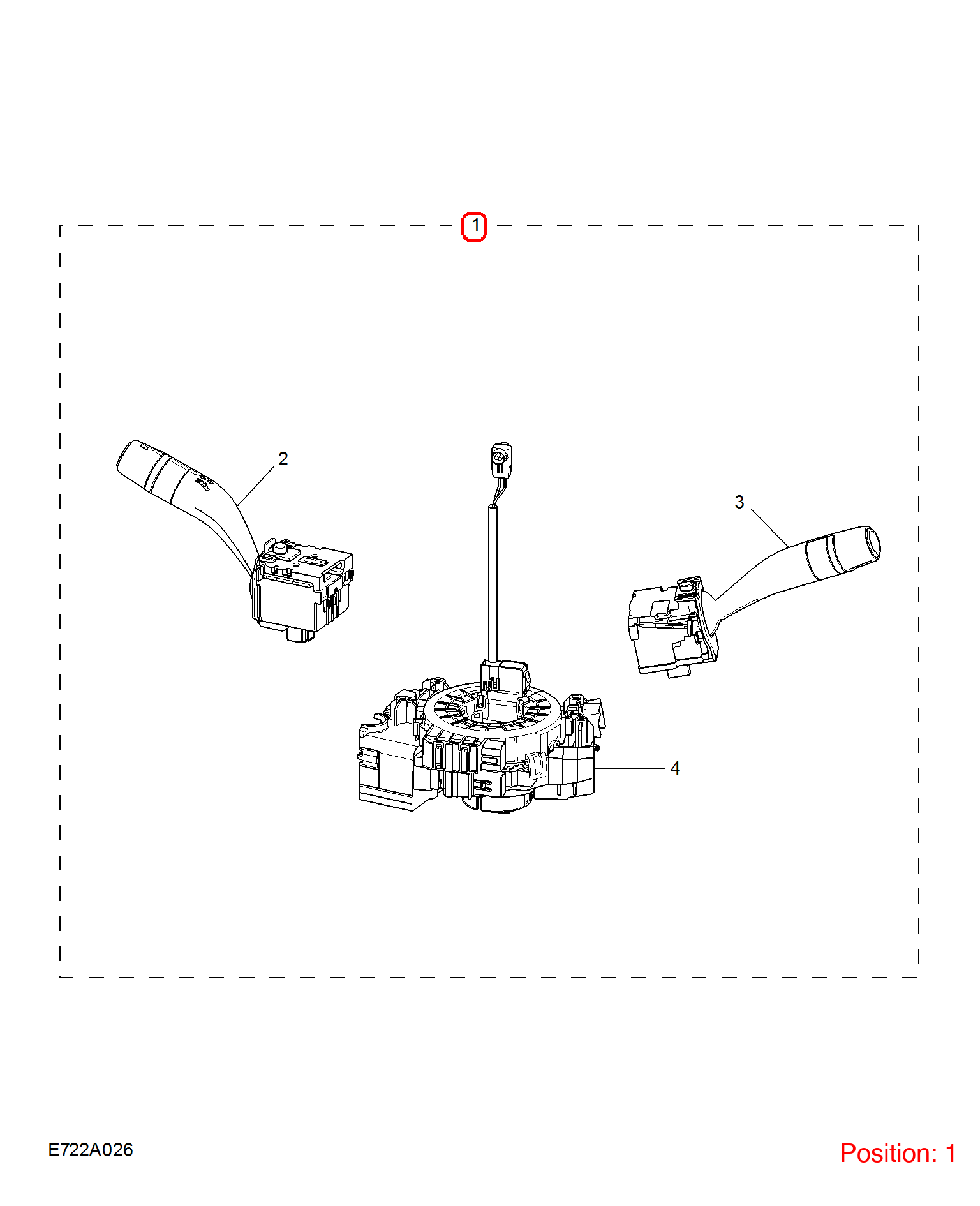MG Steering column combination switch OEM 13130005 13130005-MG_OEM