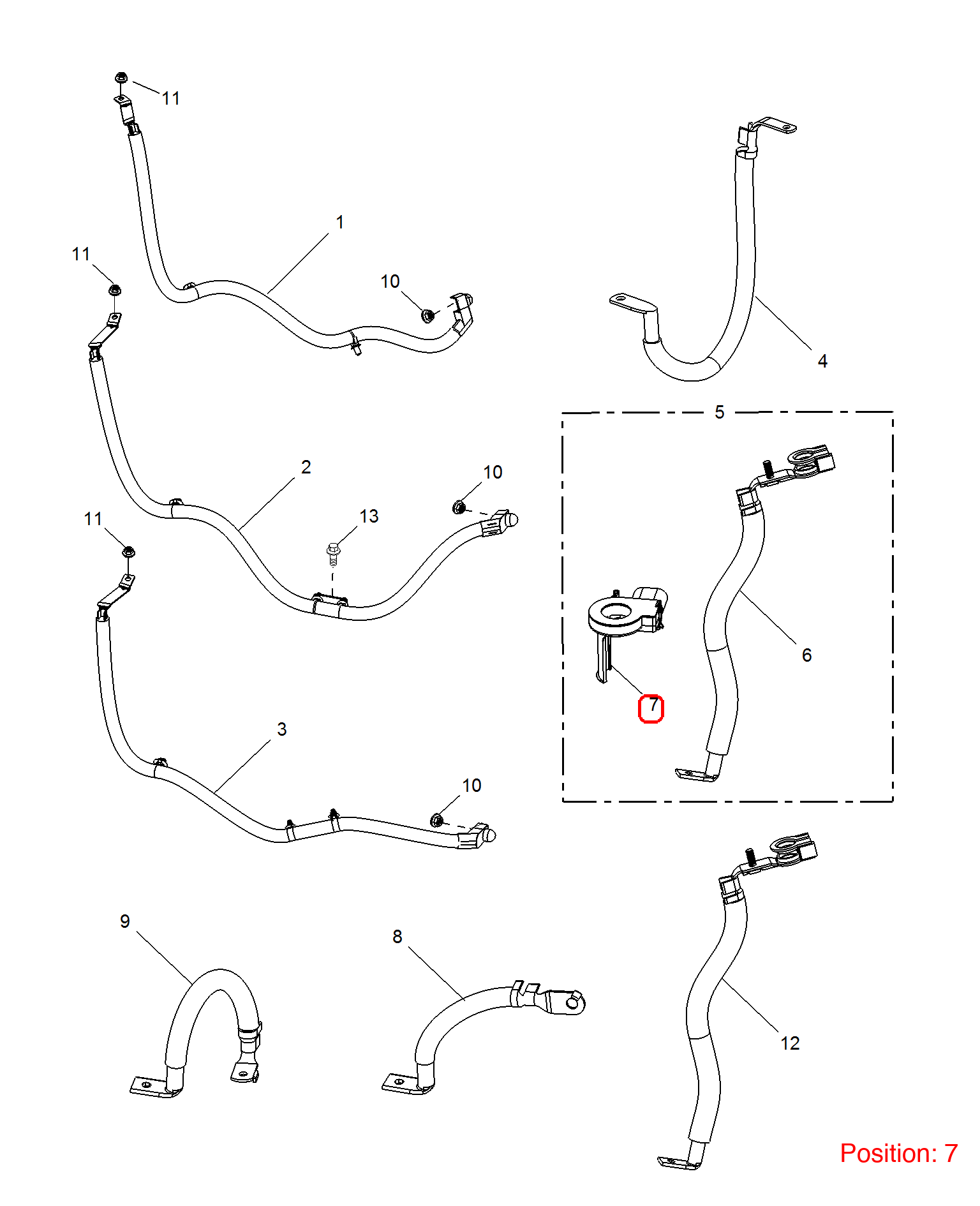 MG Battery sensor OEM 13505369 FOR MG RX5 13505369-MG_OEM