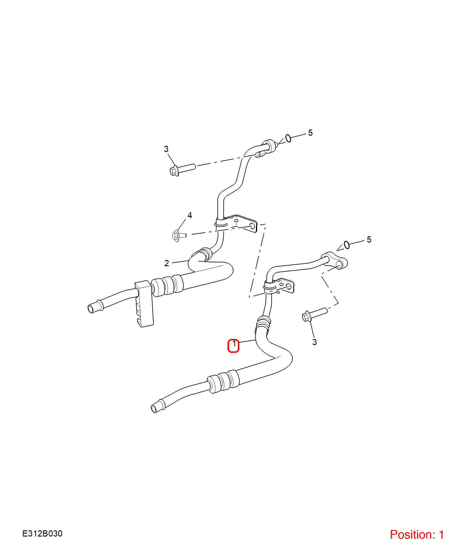 MG Transmission oil pipe OEM 14326201 FOR MG5 14326201-MG_OEM