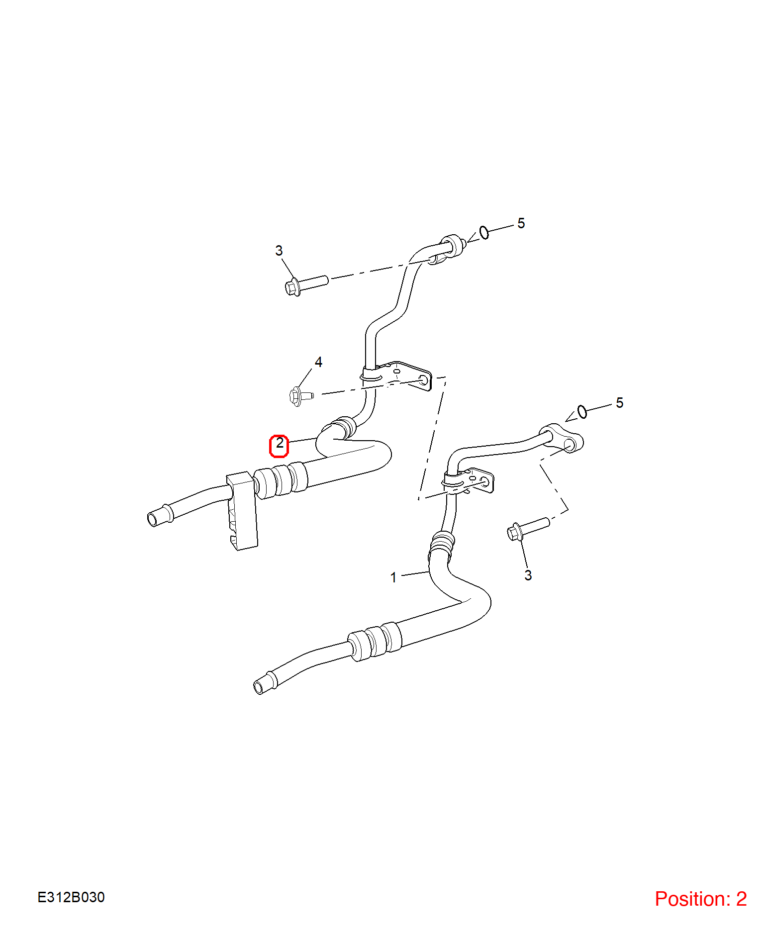 MG Transmission oil pipe OEM 14326202 FOR MG5 14326202-MG_OEM