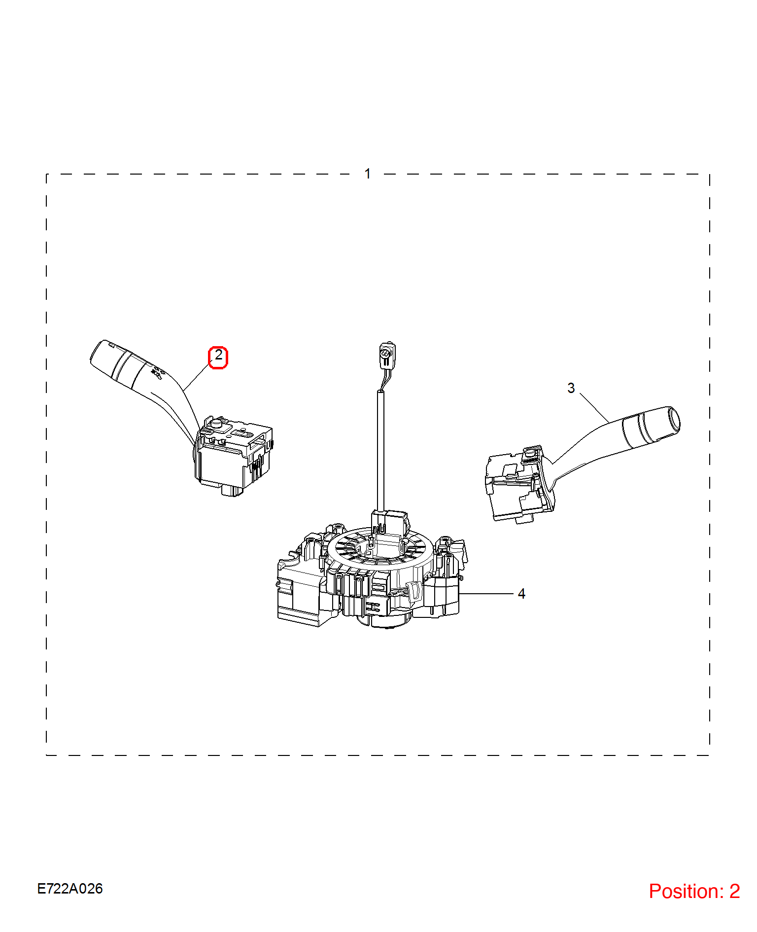 MG Turn signal switch OEM 20990135 20990135-MG_OEM