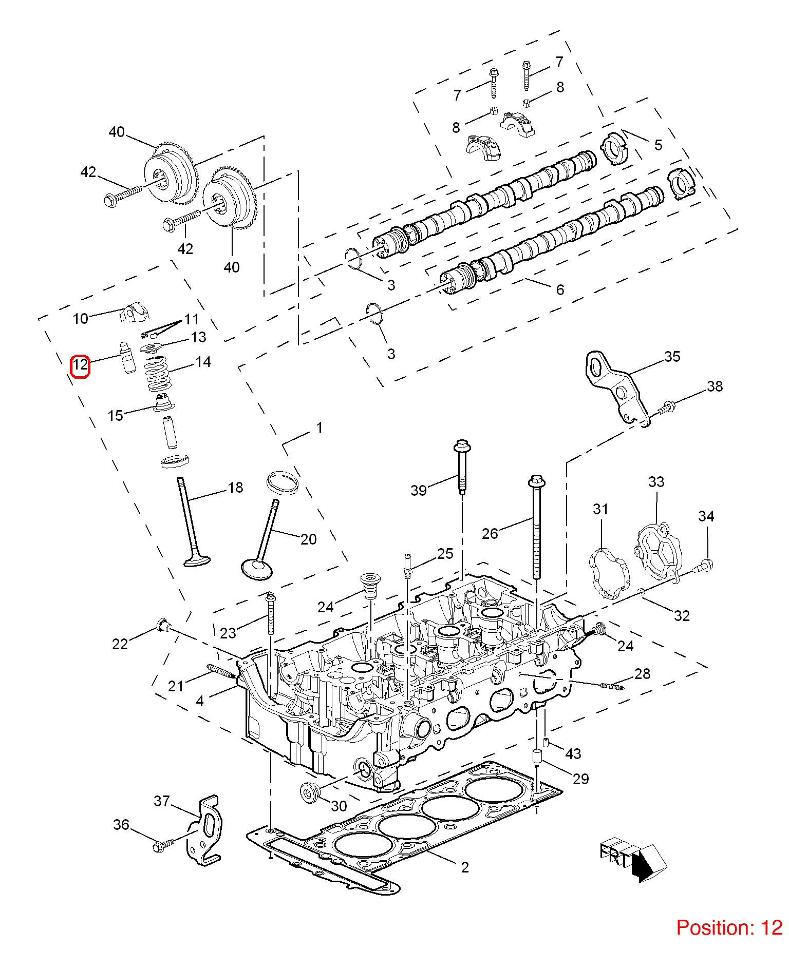MG Hydraulic Valve Lifter OEM 24100005 FOR MG RX5 MG6 24100005-MG_OEM
