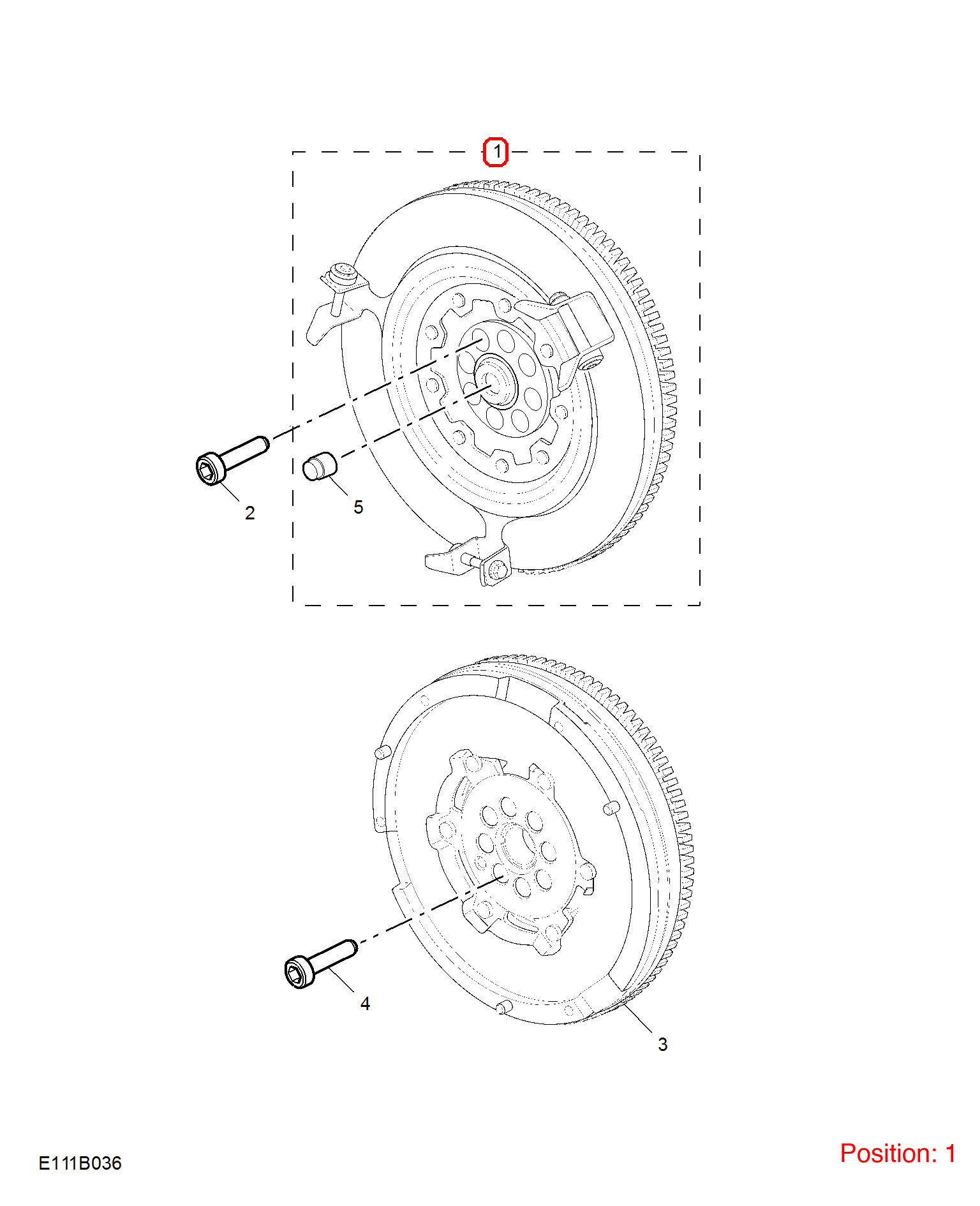 MG Flywheel OEM 24273931 FOR RX5 MG6 24273931-MG_OEM