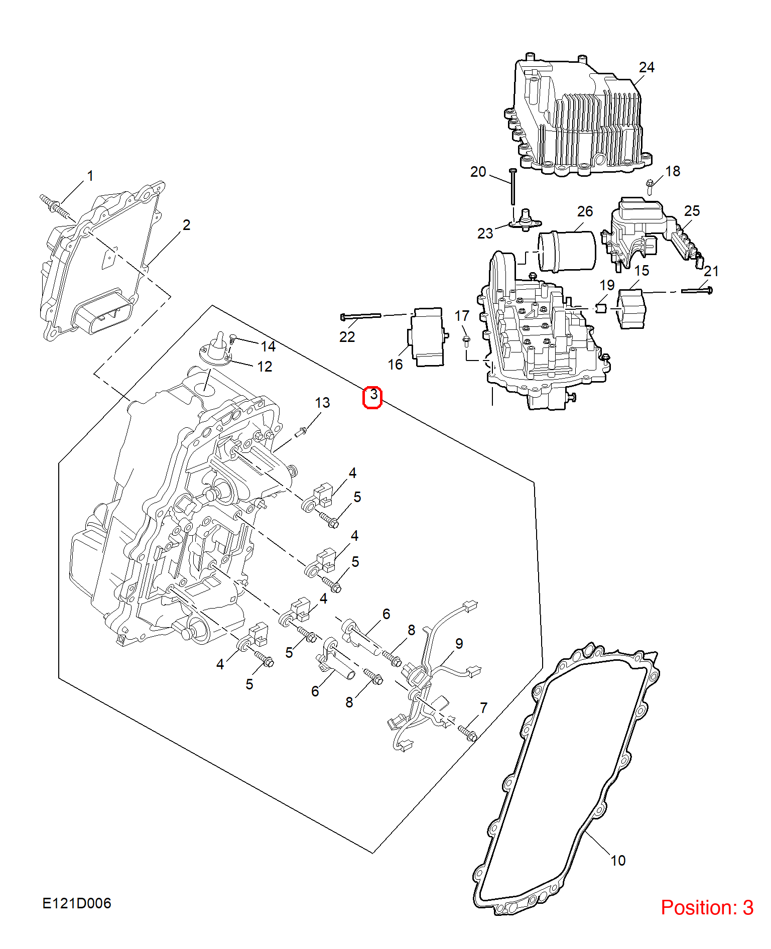 MG Transmission valve body OEM 24274815 FOR MG 24274815-MG_OEM