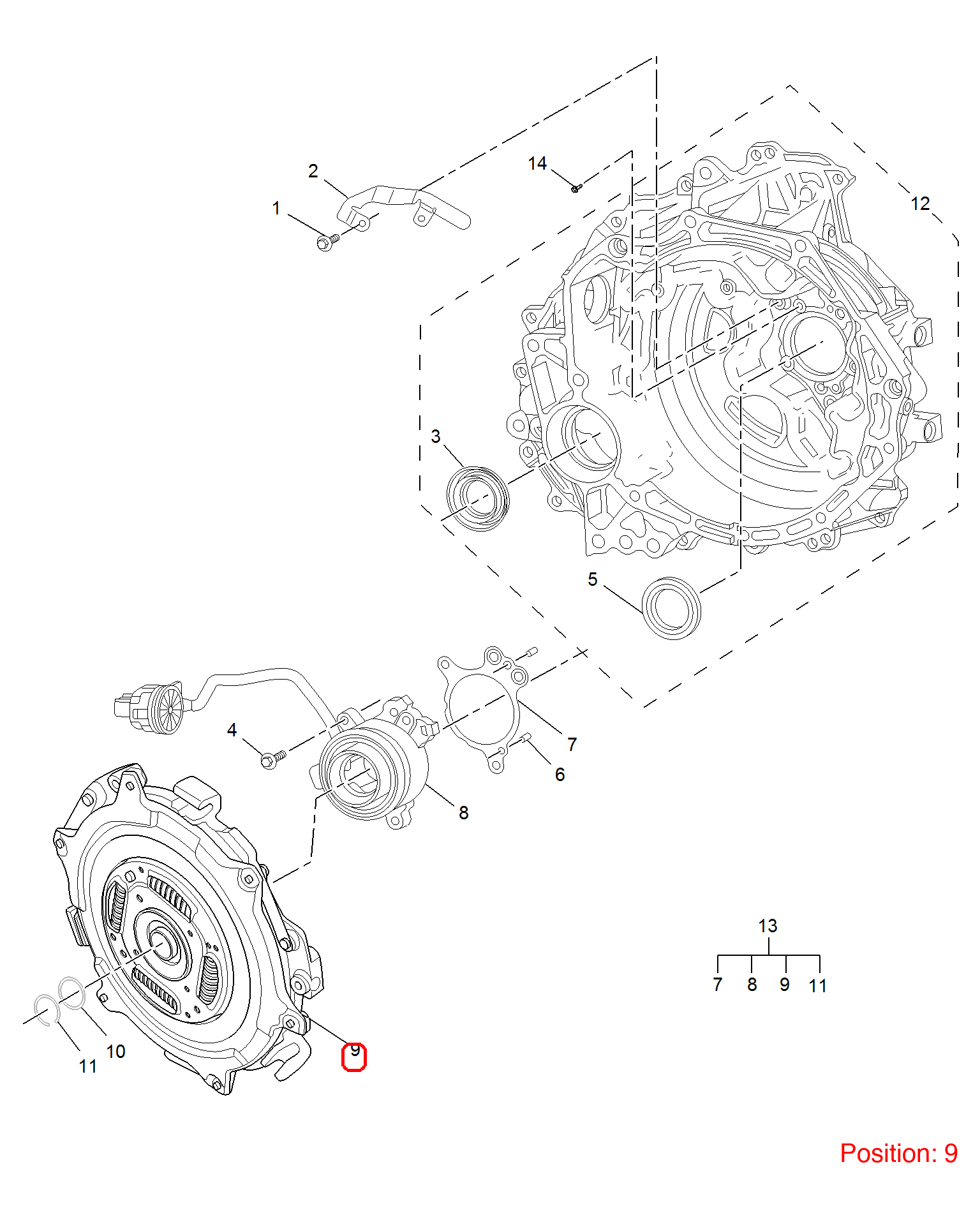 MG Clutch OEM 24280304 FOR MG RX5 MG5 MG6 24280304-MG_OEM