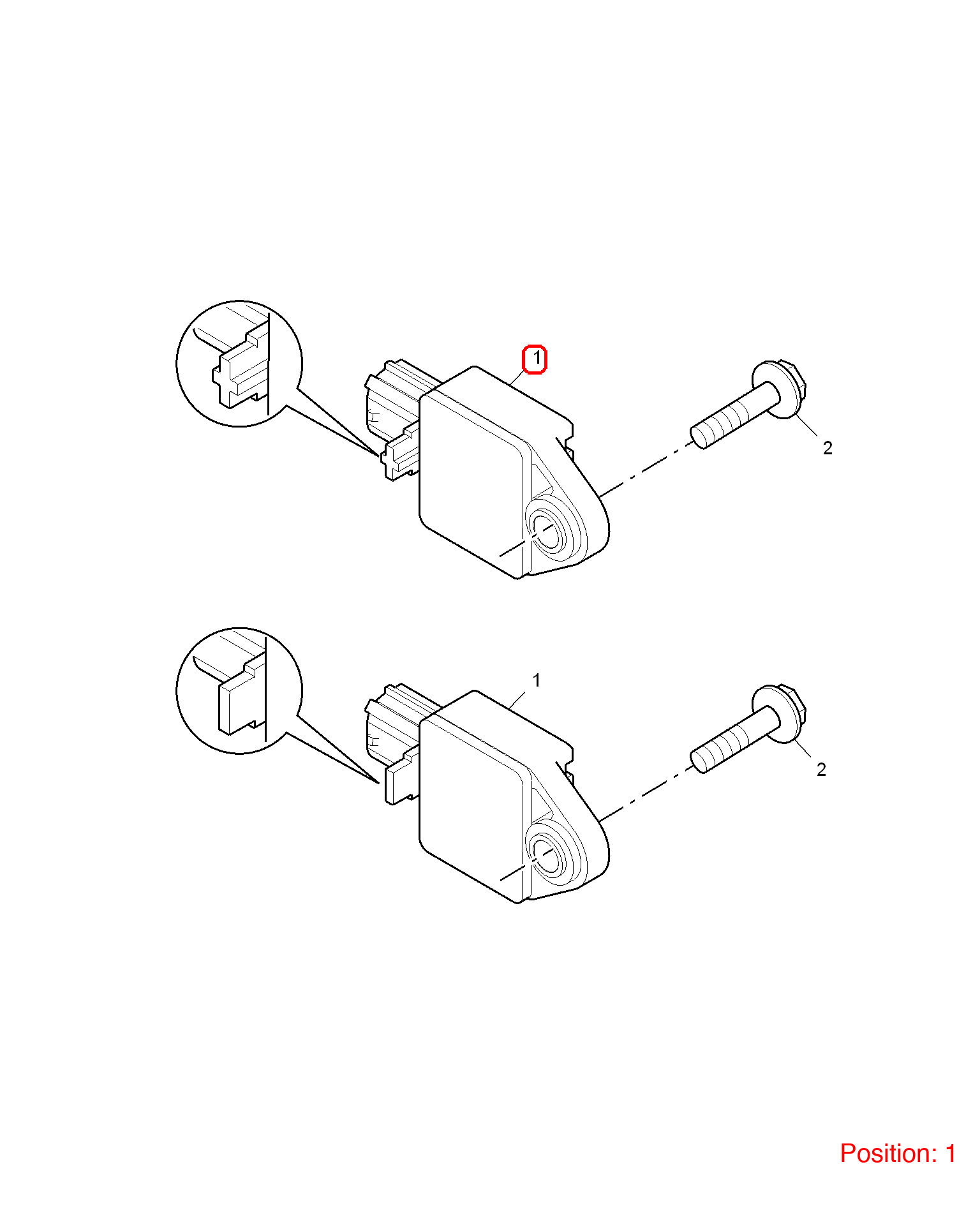 MG Collision sensor OEM 30000659 FOR MG6 MG550 30000659-MG_OEM