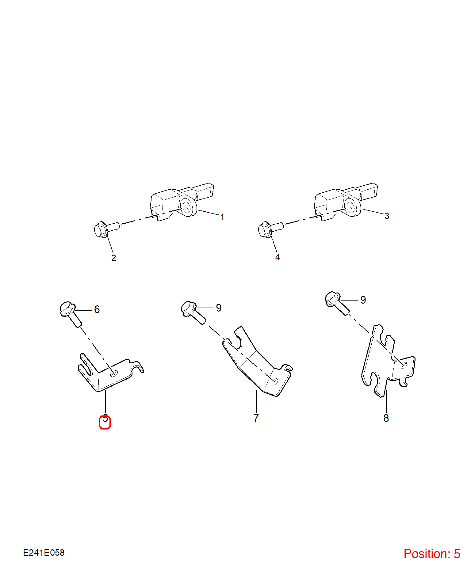 MG ABS sensor bracket OEM 30012249 FOR MG3 MG RX5 MG5 MG6 30012249-MG_OEM
