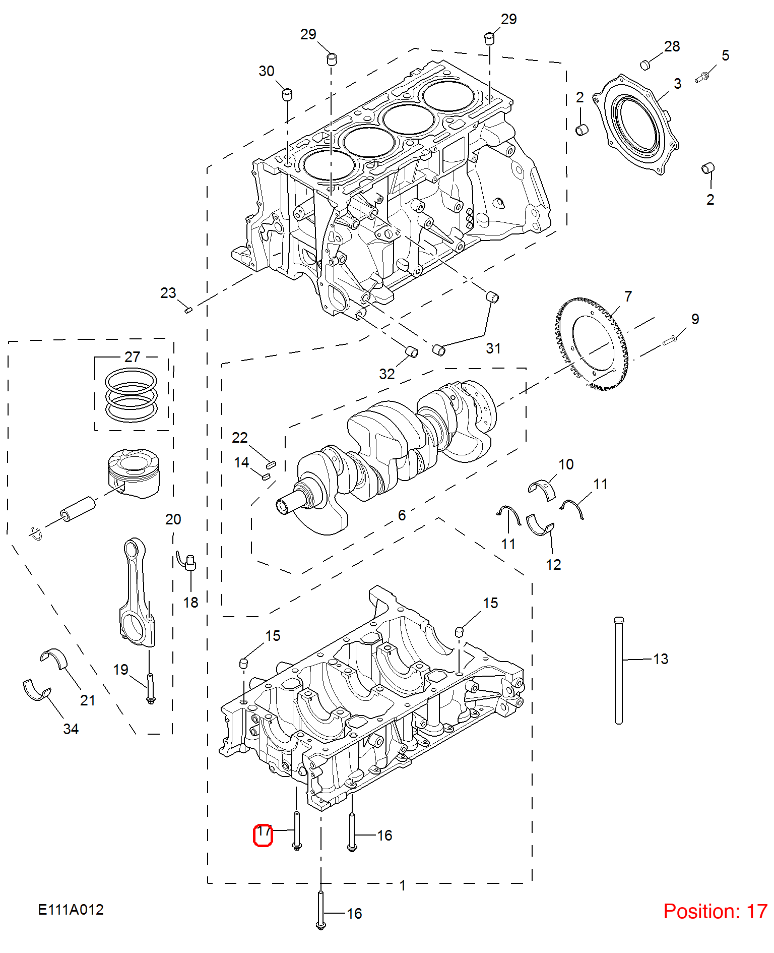MG Screw OEM 30026282 FOR MG 30026282-MG_OEM