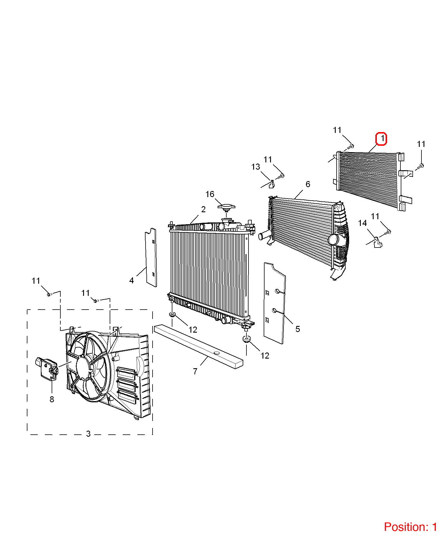 MG Condenser OEM 30037243 FOR MG350 MG5 30037243-MG_OEM