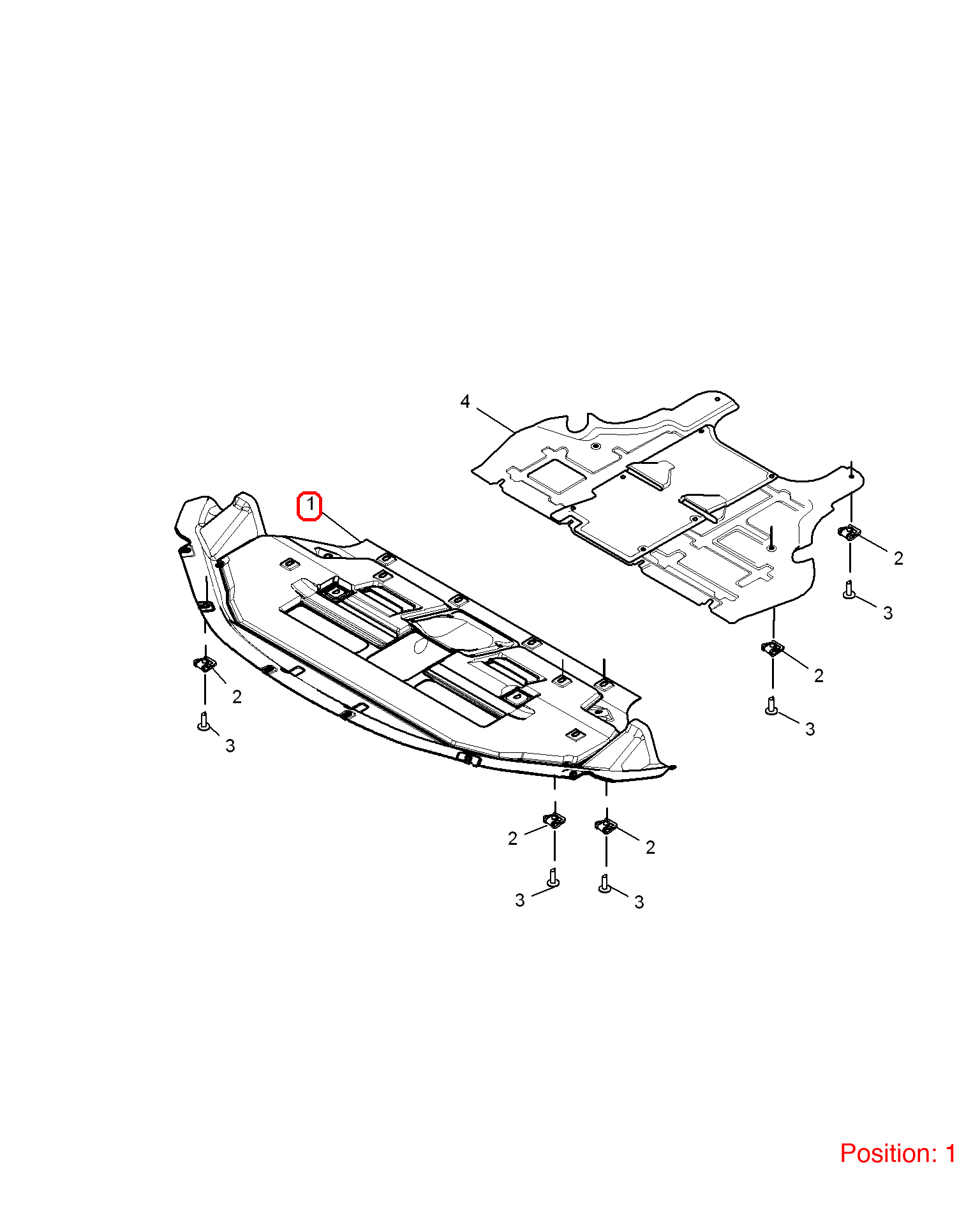 MG Bumper Lower Guide OEM 30044020 FOR MG6 MG550 30044020-MG_OEM