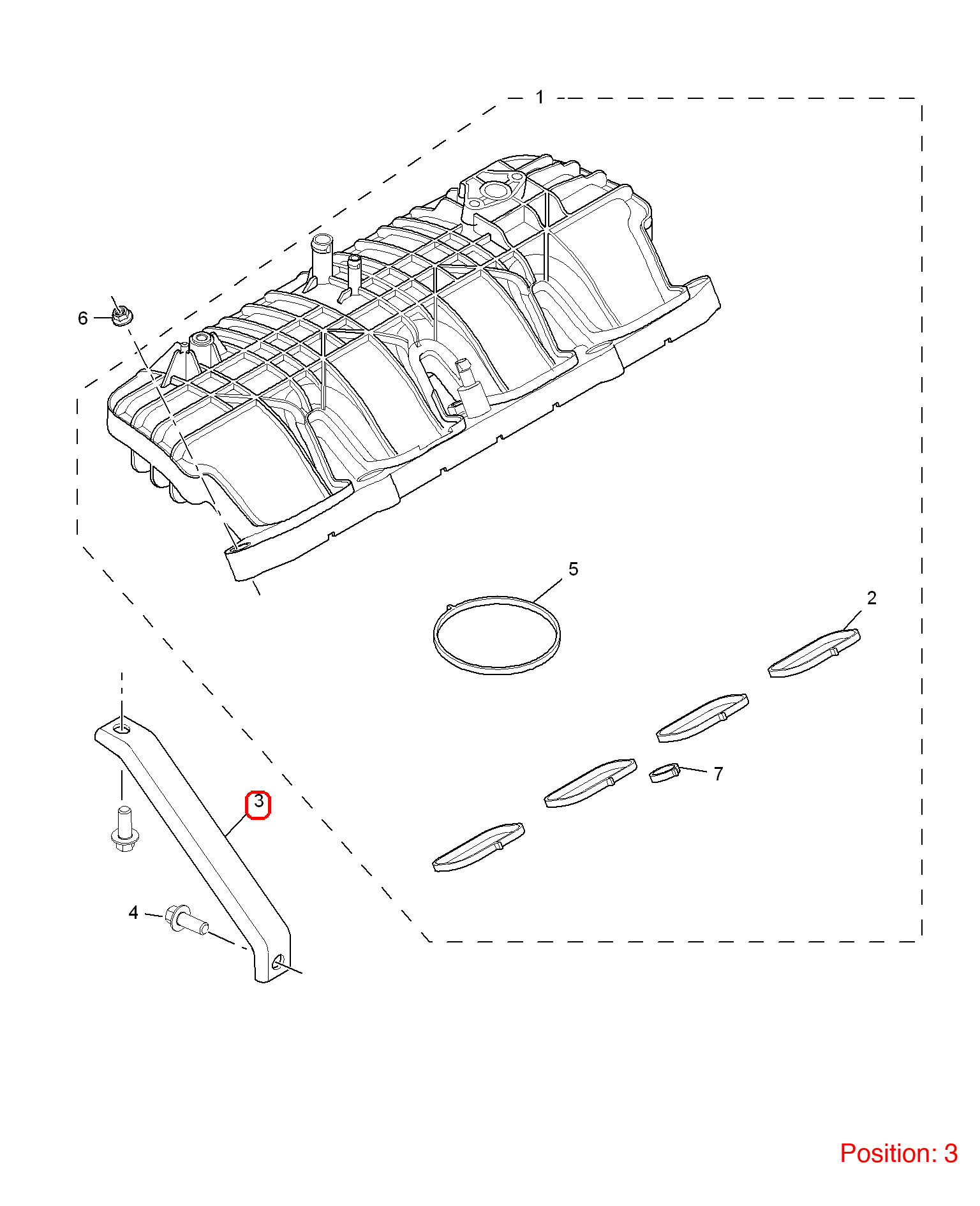 MG Intake manifold bracket OEM 30045452 FOR MG RX5 RX8 30045452-MG_OEM