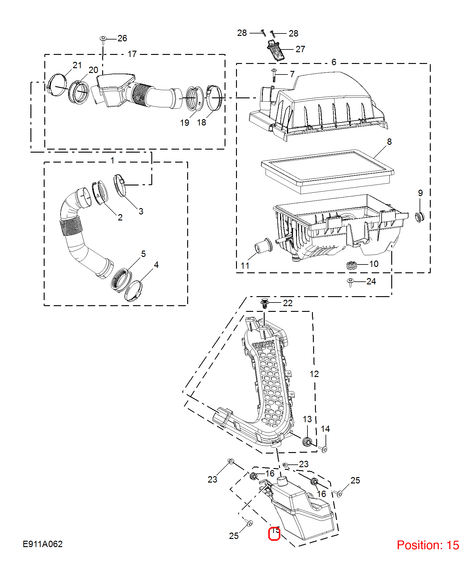 MG Resonance box OEM 30077660 FOR MG5 30077660-MG_OEM