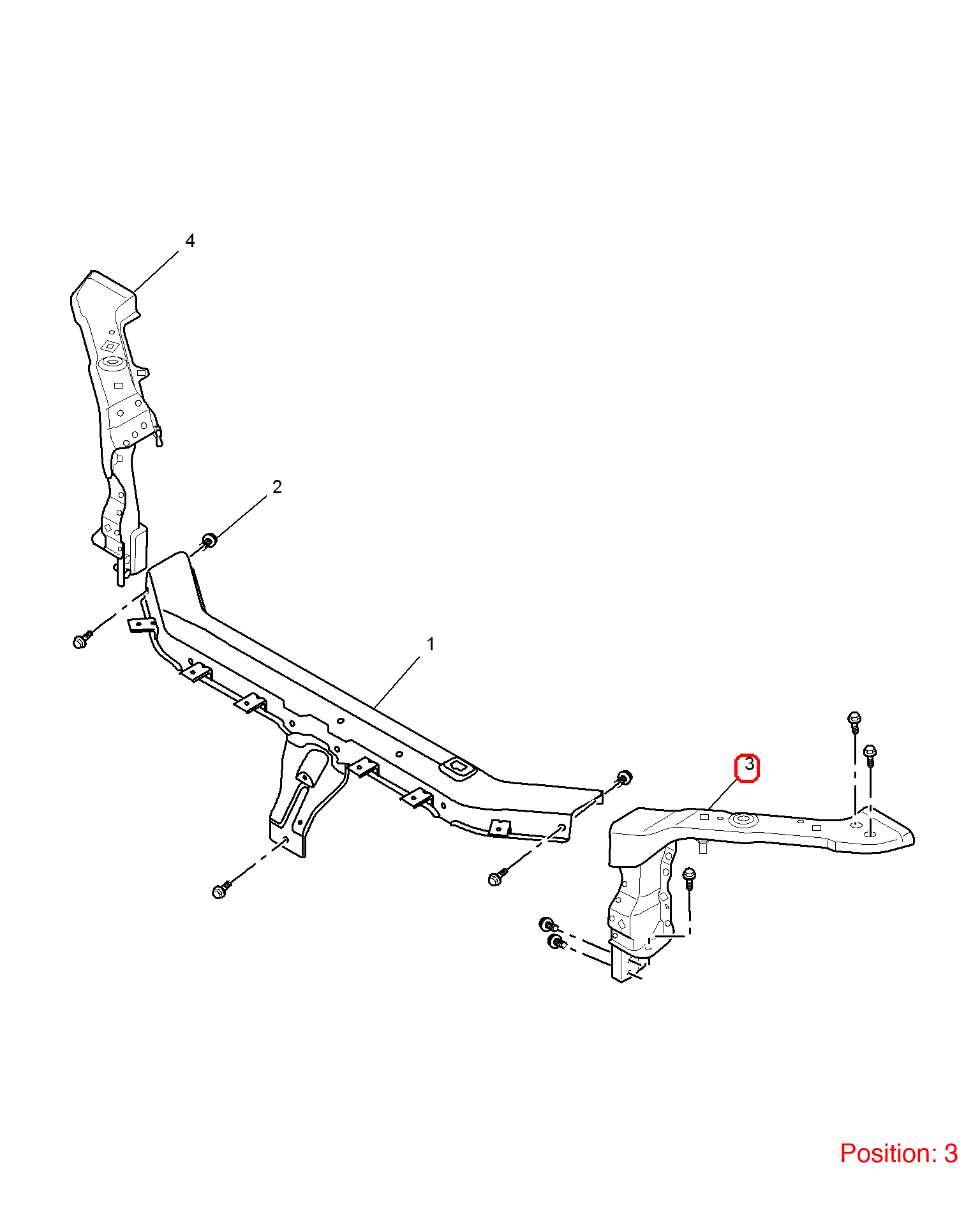 MG Headlight Bracket OEM 50010079 FOR MG350 50010079-MG_OEM
