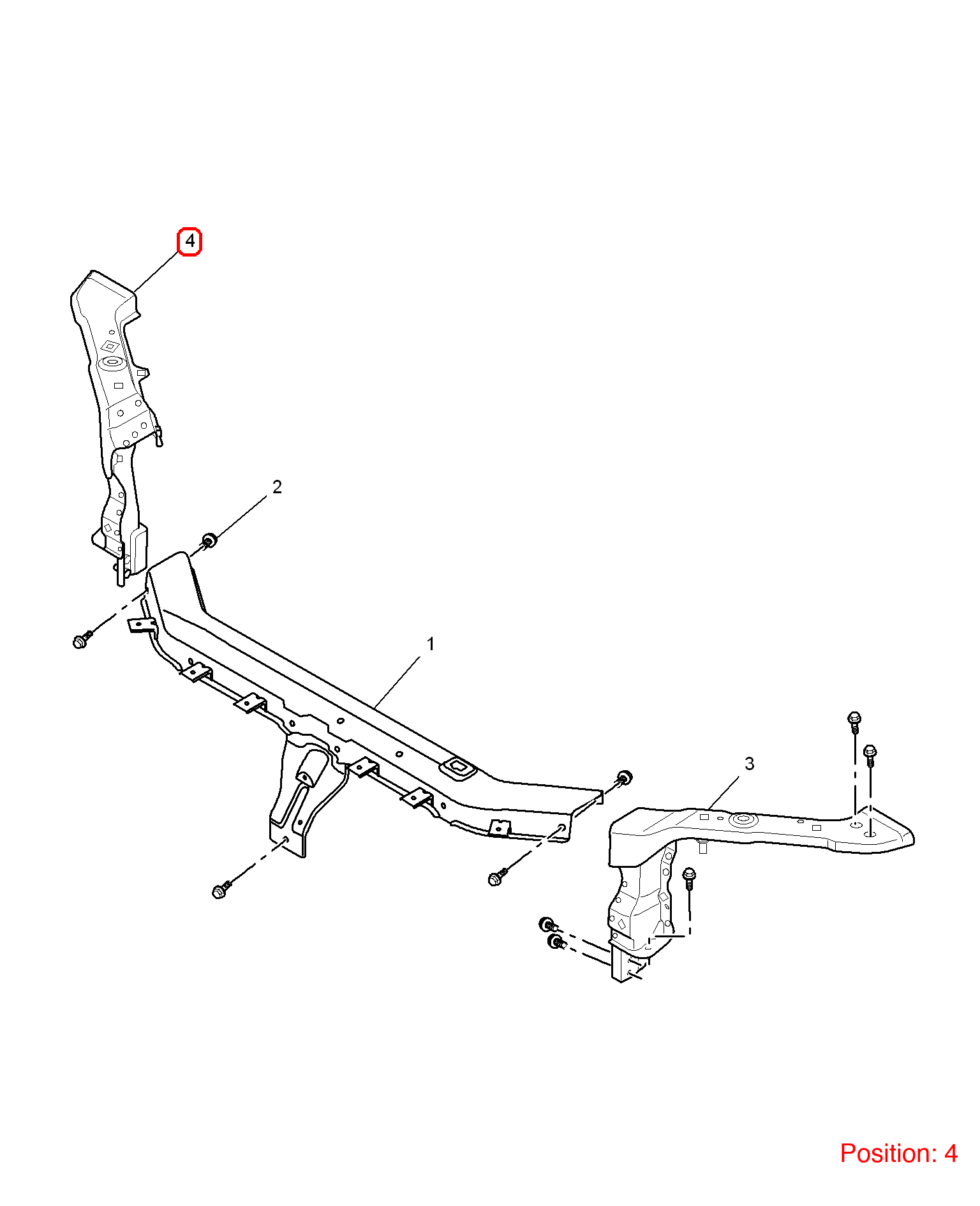 MG Headlight Bracket OEM 50010080 FOR MG350 50010080-MG_OEM