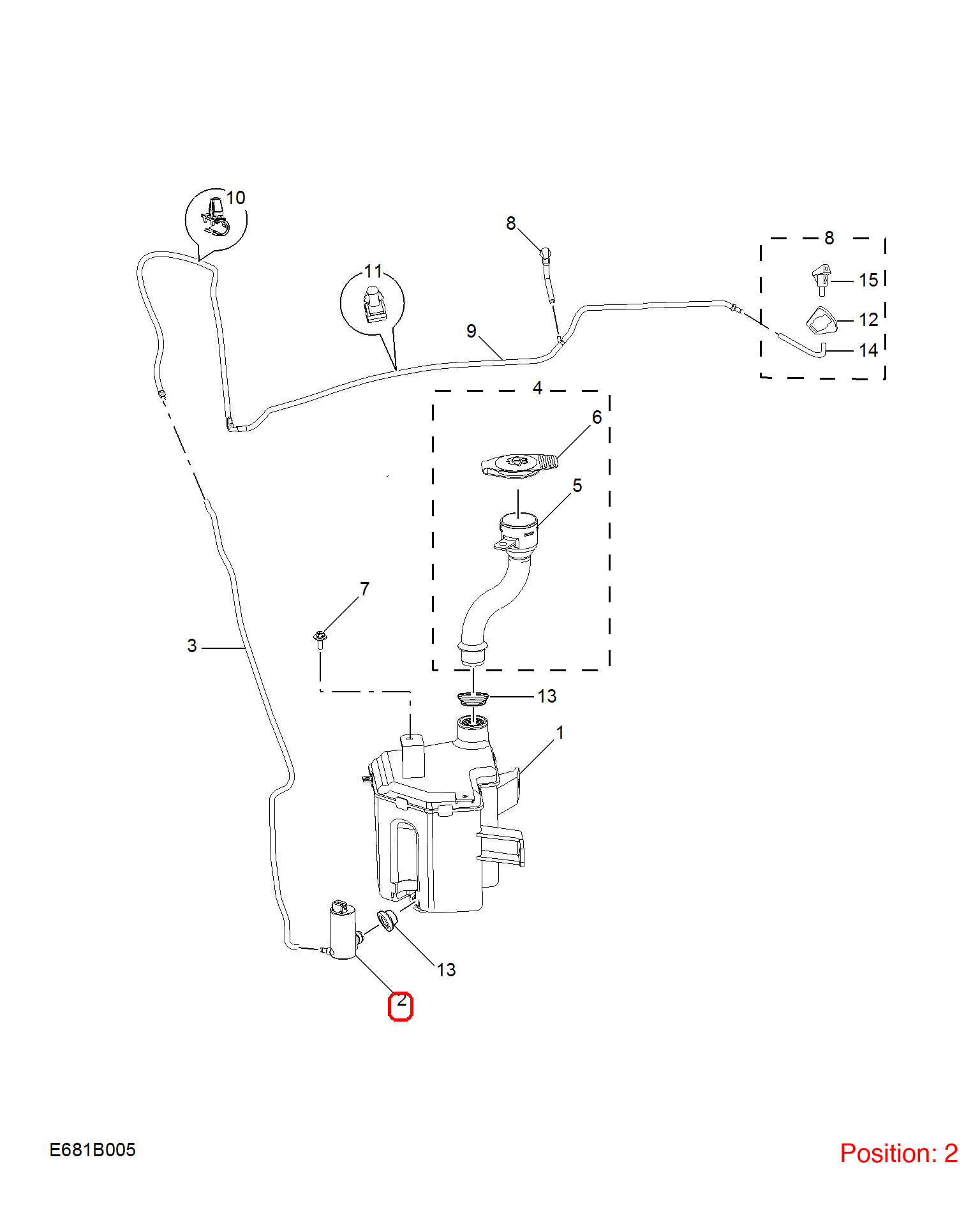 MG Washer Pump OEM 50012393 FOR MG350 50012393-MG_OEM