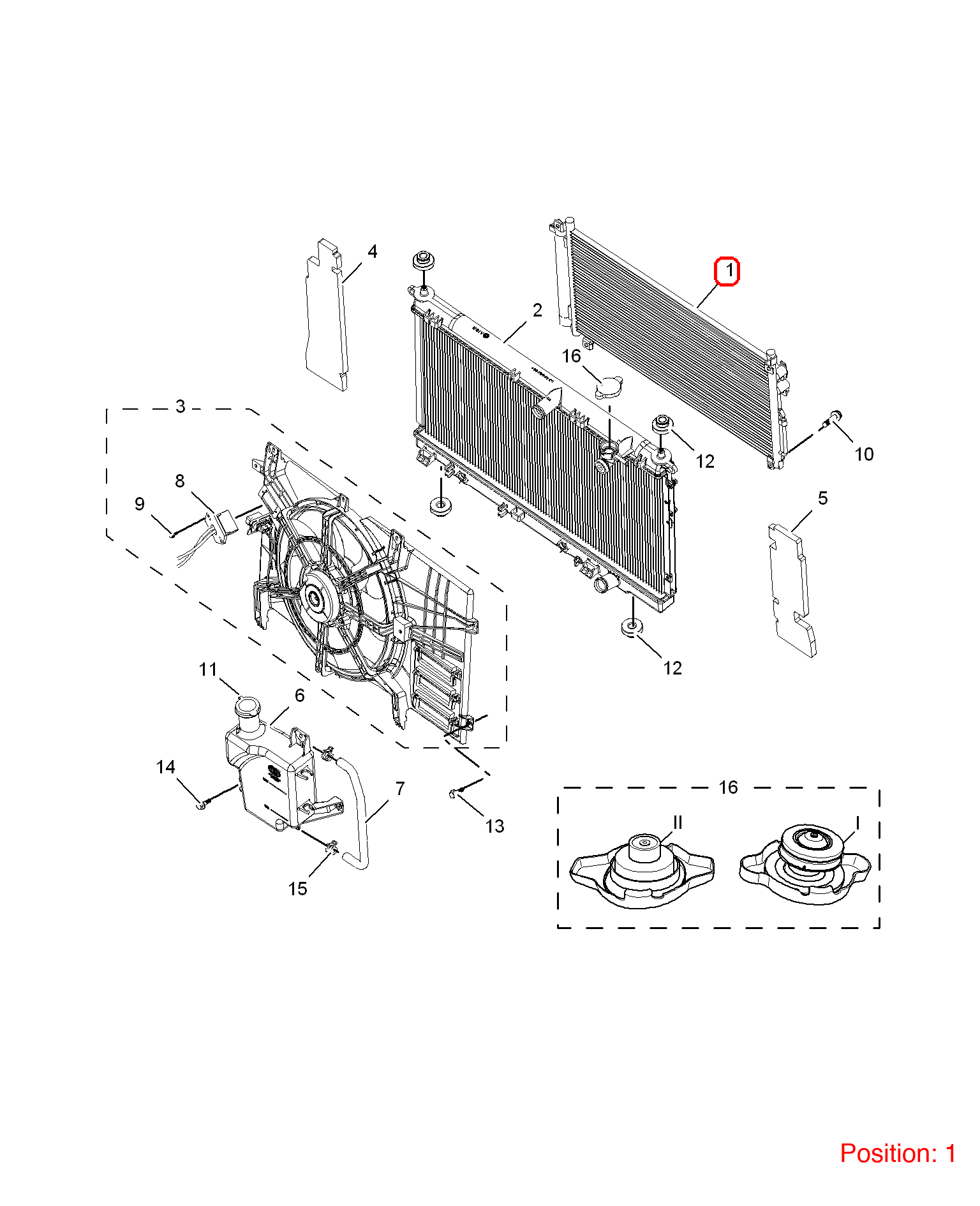 MG Condenser OEM 50013425 FOR MG350 MG5 50013425-MG_OEM