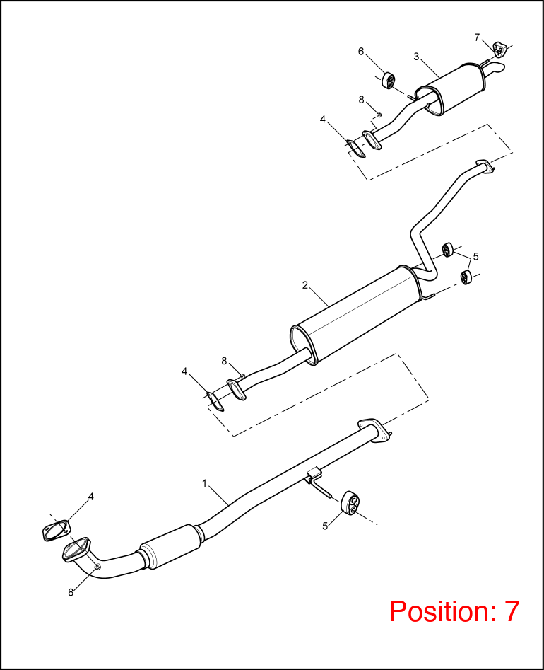 MG Exhaust pipe bracket OEM 50016583 FOR MG350 MG5 50016583-MG_OEM