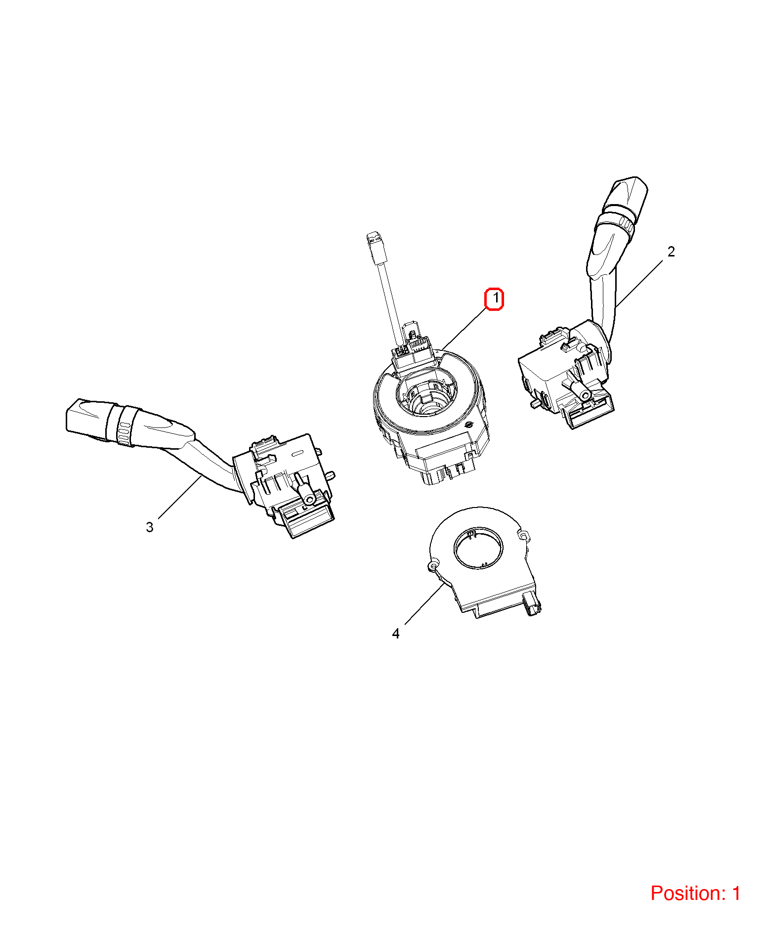 MG Airbag filament OEM 50019000 FOR MG350 MG5 50019000-MG_OEM