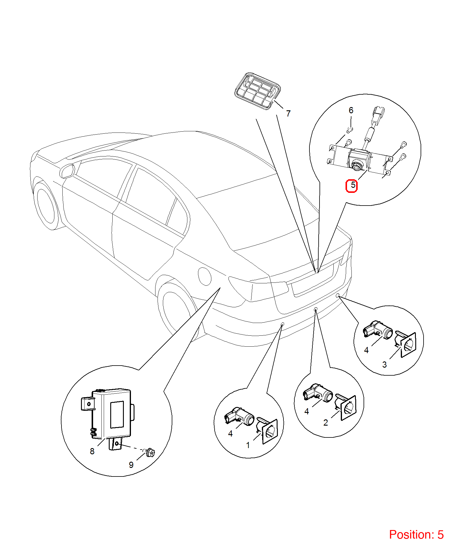 MG Camera OEM 50019870 FOR MG350 50019870-MG_OEM
