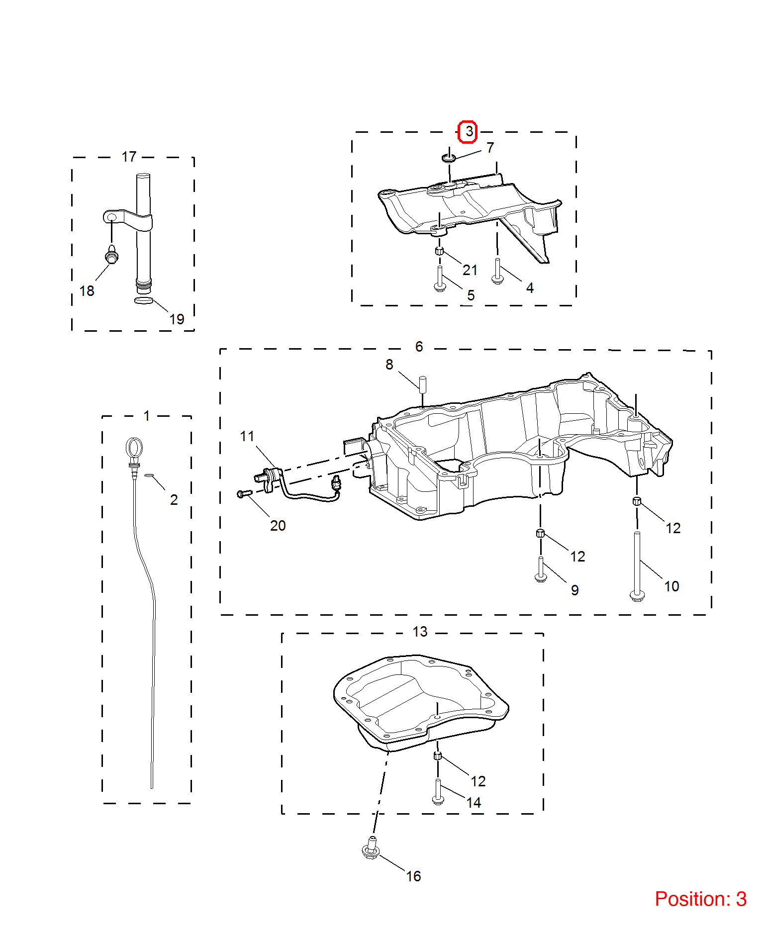 MG Oil baffle OEM 55588897 FOR MG 55588897-MG_OEM