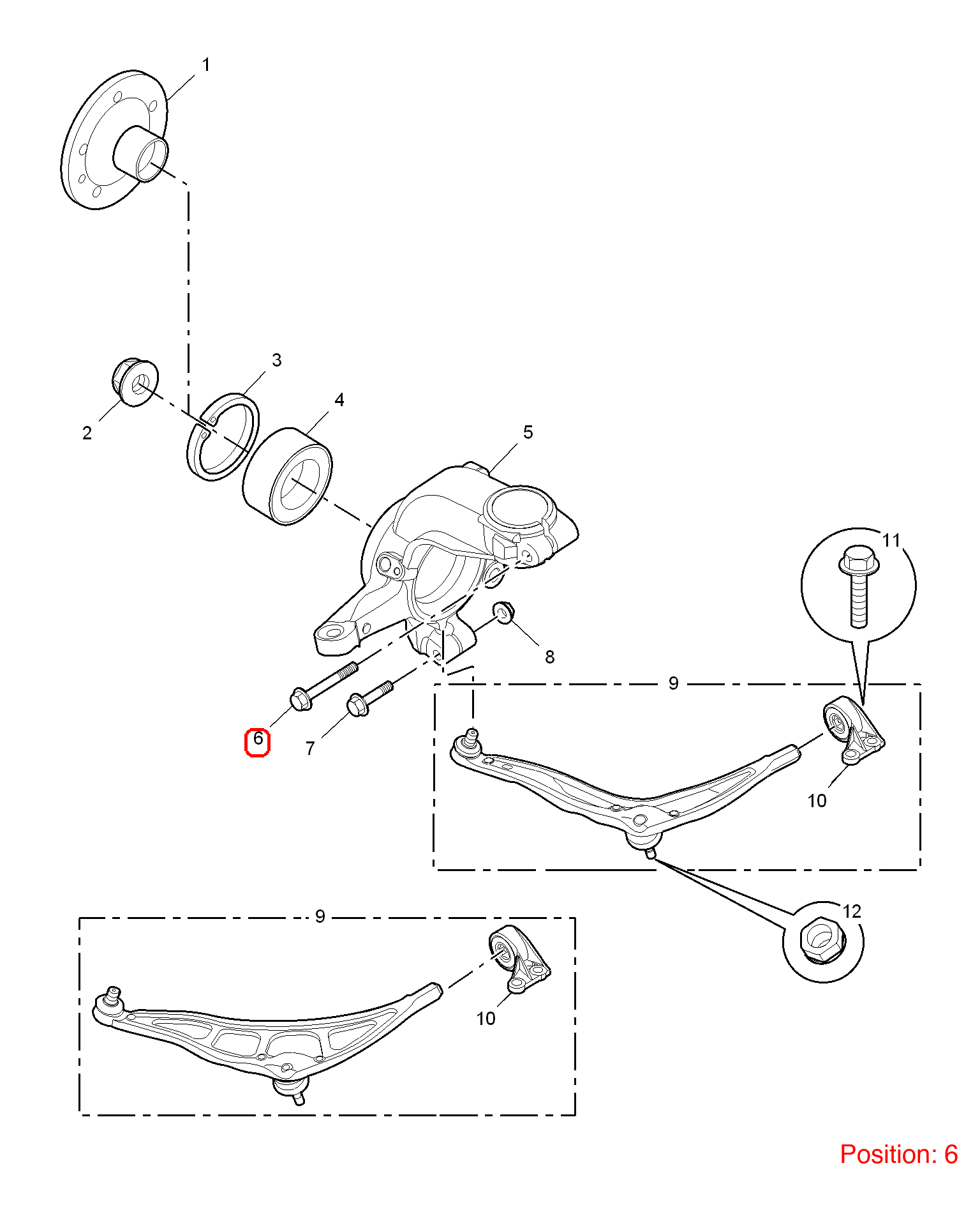 MG Screw OEM 90000755 FOR MG6 MG3 MG550 90000755-MG_OEM