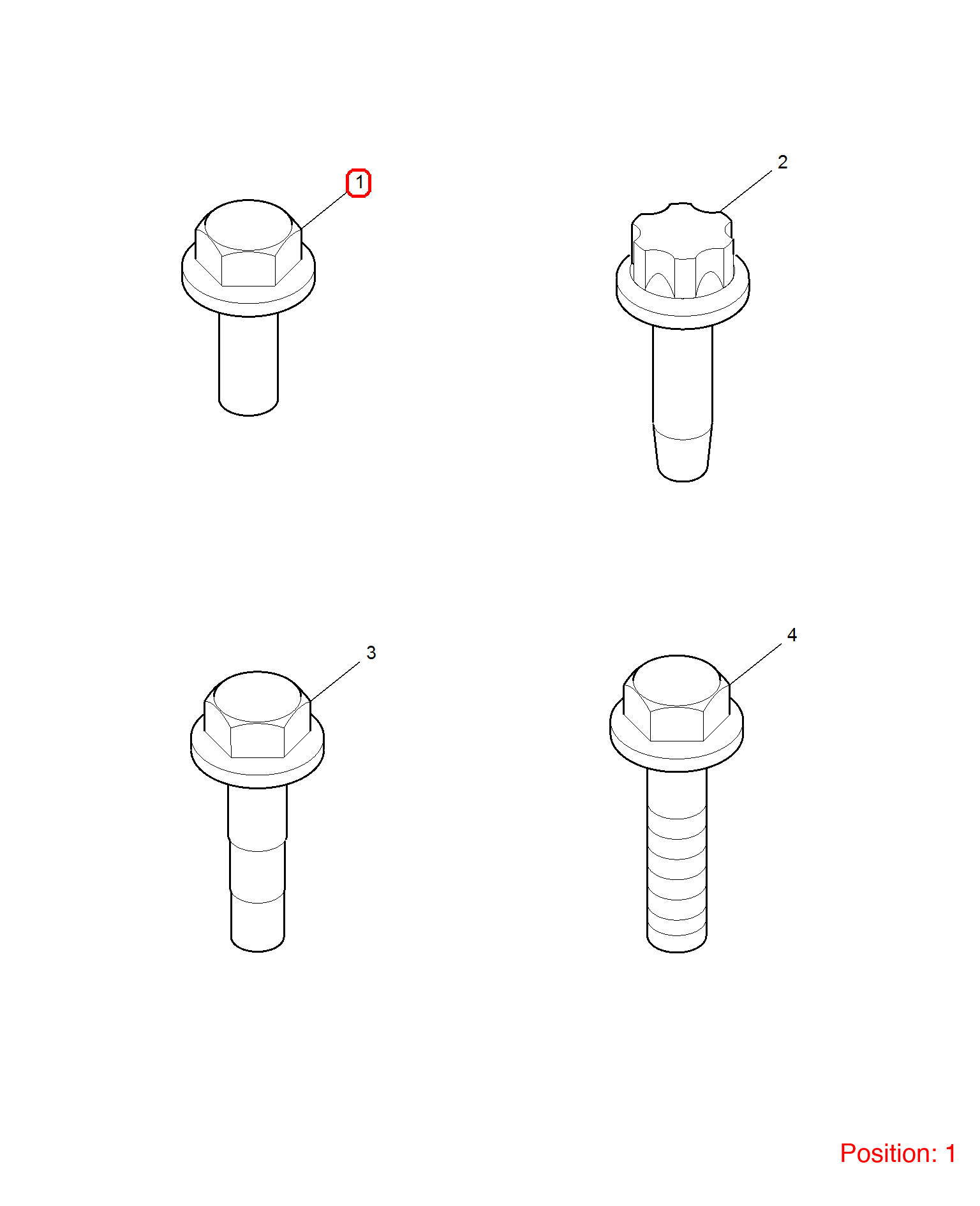 MG Screw OEM 90002735 FOR MG6 MG550 MG350 MG5 MG750 90002735-MG_OEM