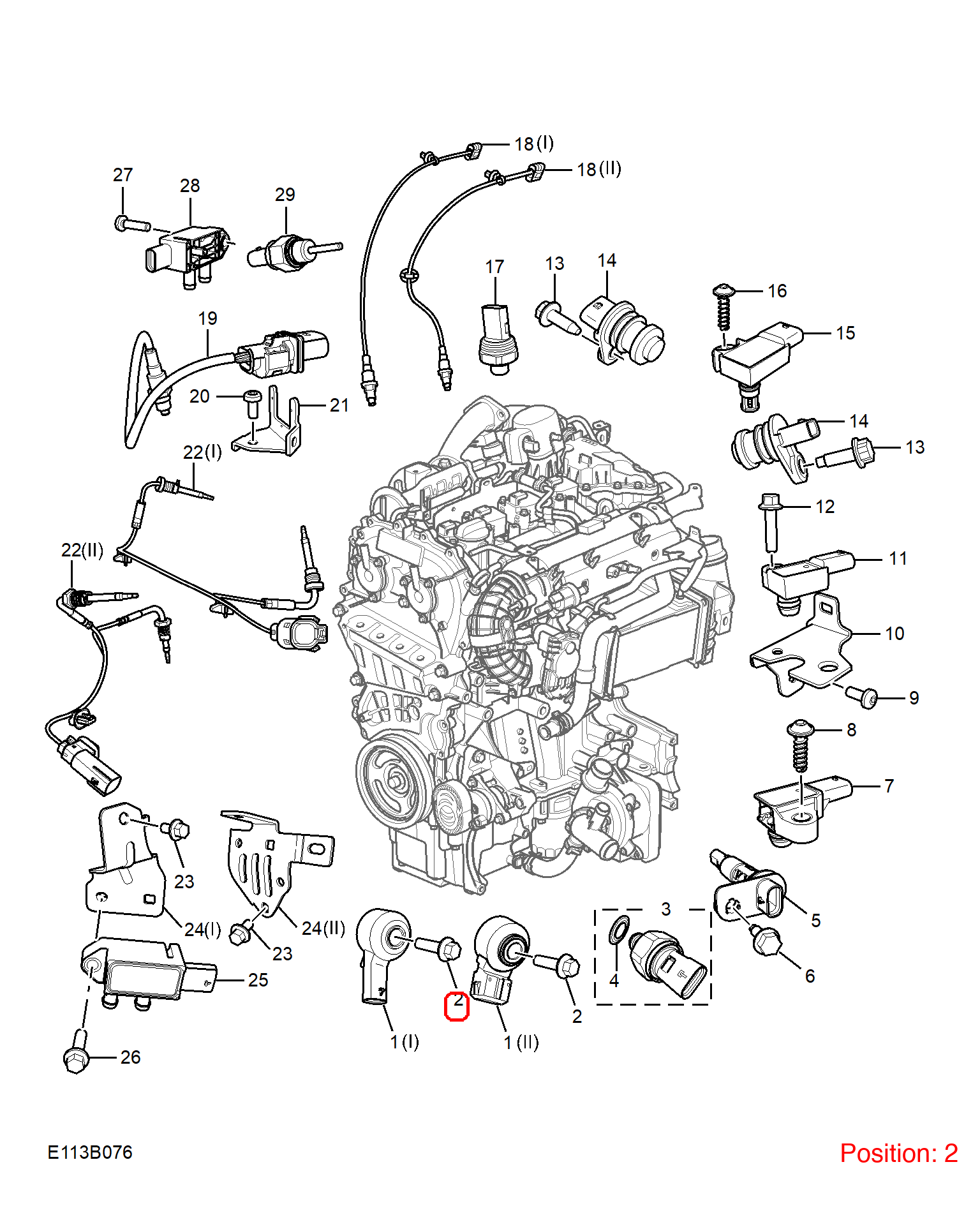 MG Screw OEM 90003586 FOR MG6 MG3 MG550 MG350 MG5 MG750 MG RX5 90003586-MG_OEM