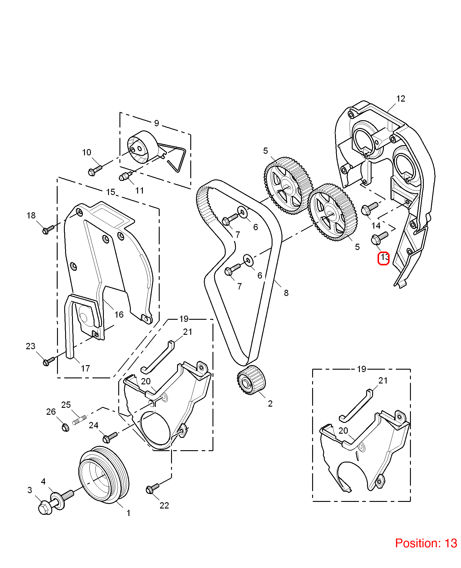 MG Screw OEM 90003616 FOR MG6 MG550 90003616-MG_OEM