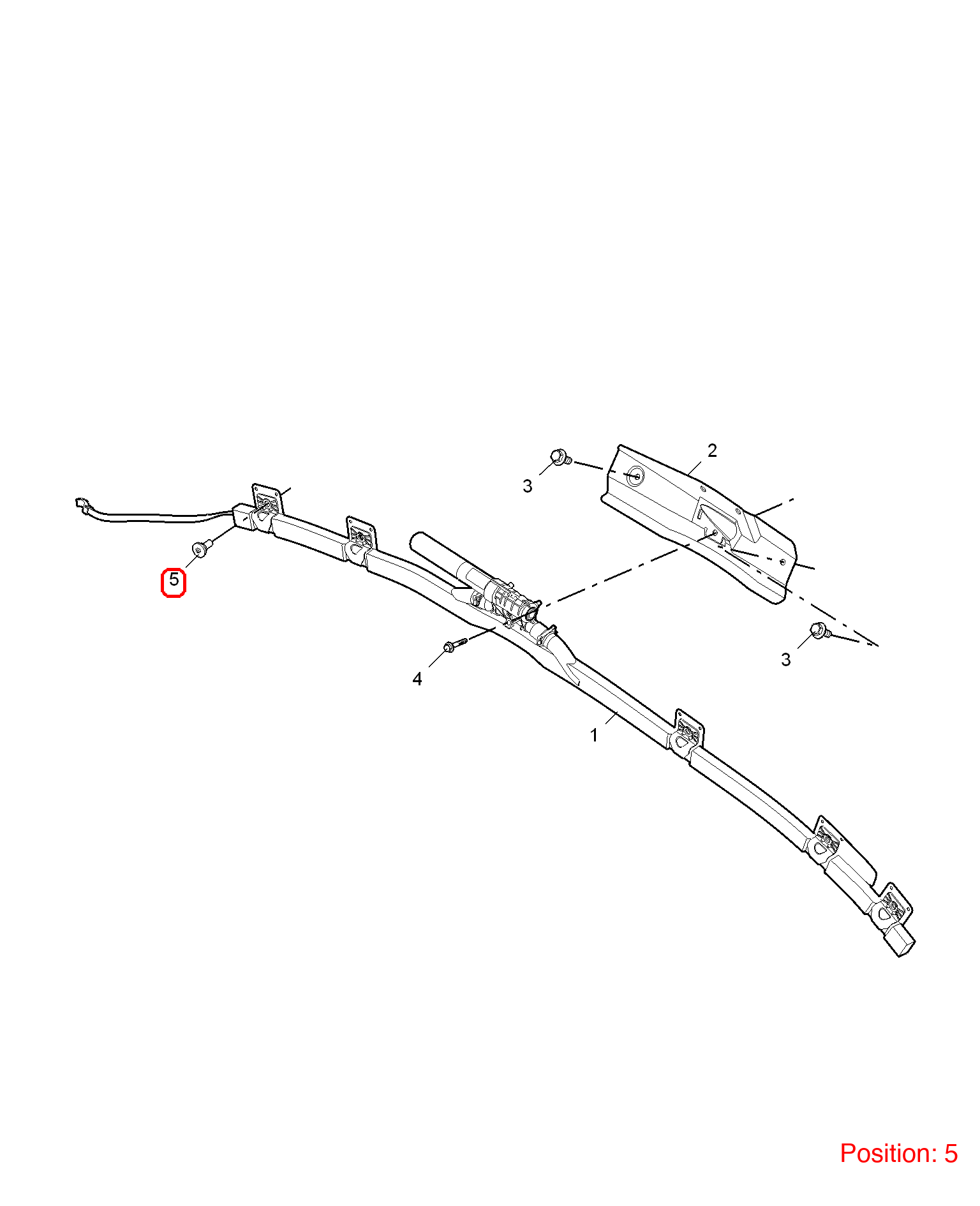 MG Screw OEM 90003796 FOR MG6 MG550 90003796-MG_OEM