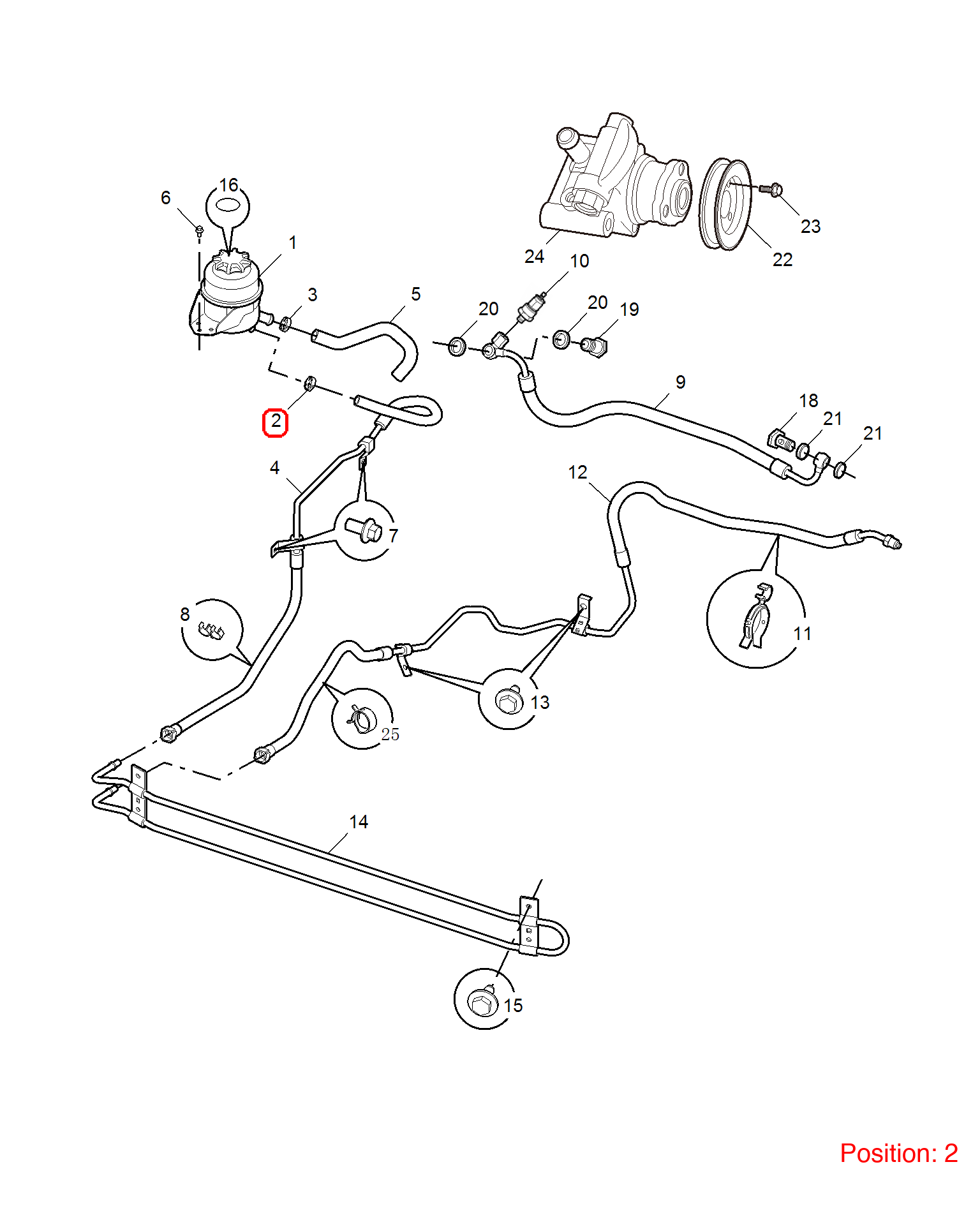 MG Clamp OEM 90004300 FOR MG6 MG550 MG750 90004300-MG_OEM