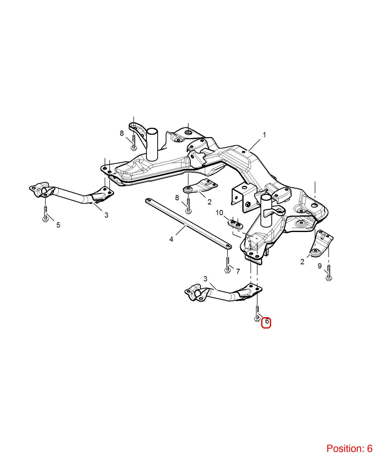 MG Screw OEM 90004931 FOR MG350 MG5 90004931-MG_OEM