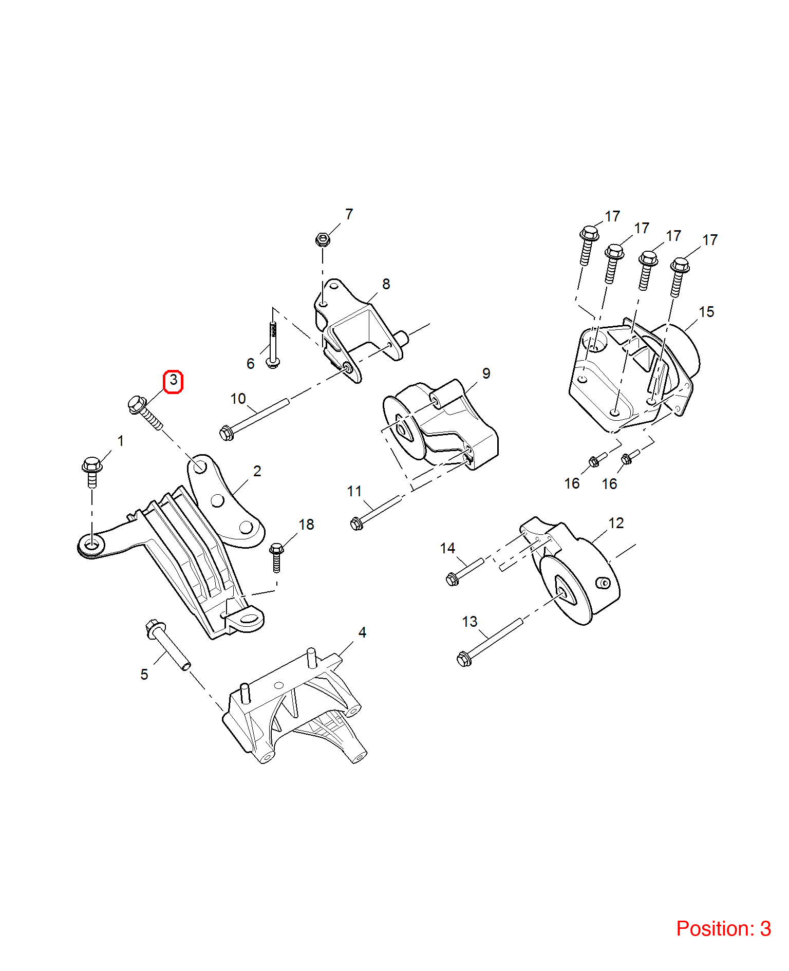 MG Screw OEM 90005315 FOR MG RX5 90005315-MG_OEM