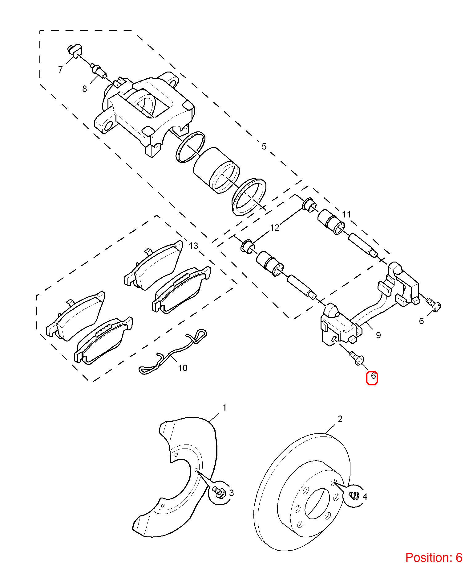 MG Screw OEM 90005428 FOR MG750 MG RX5 RX8 90005428-MG_OEM