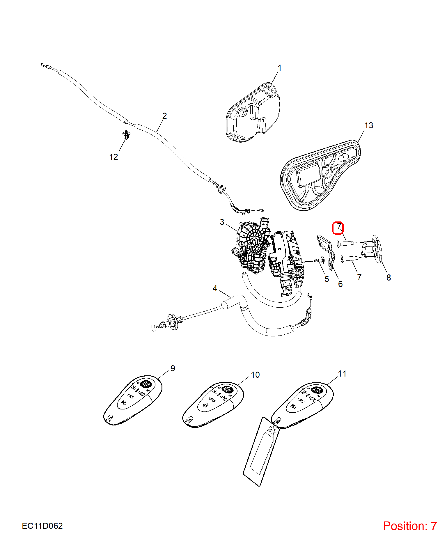 MG Screw OEM 90006601 FOR MG6 MG3 MG550 MG350 MG5 MG750 MG RX5 RX8 90006601-MG_OEM