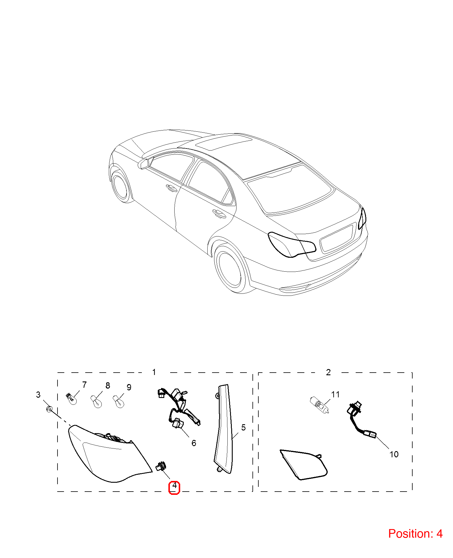 MG Buckle OEM 91000111 FOR MG6 91000111-MG_OEM