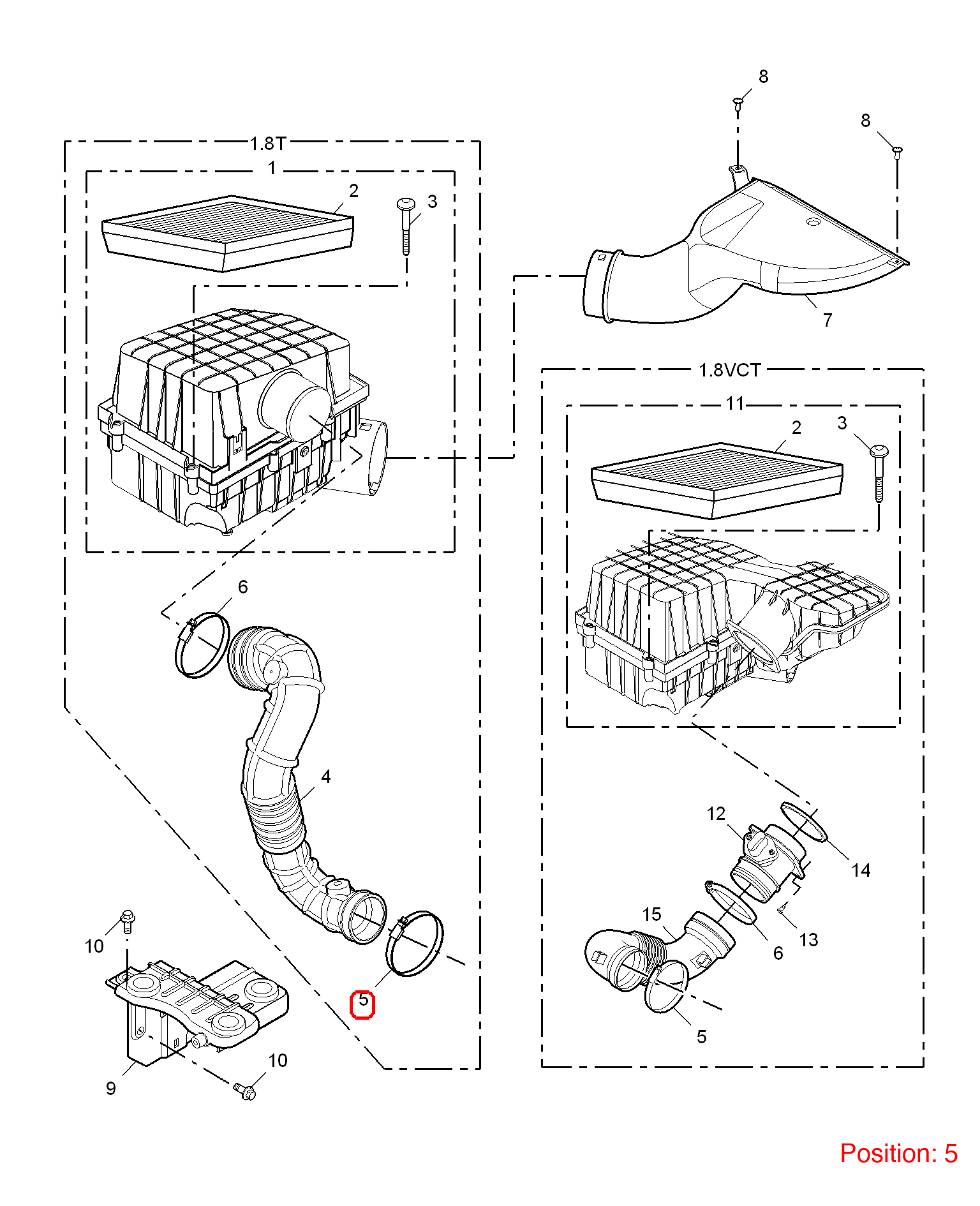 MG Clamp OEM 91000124 FOR MG6 MG550 MG350 MG5 91000124-MG_OEM