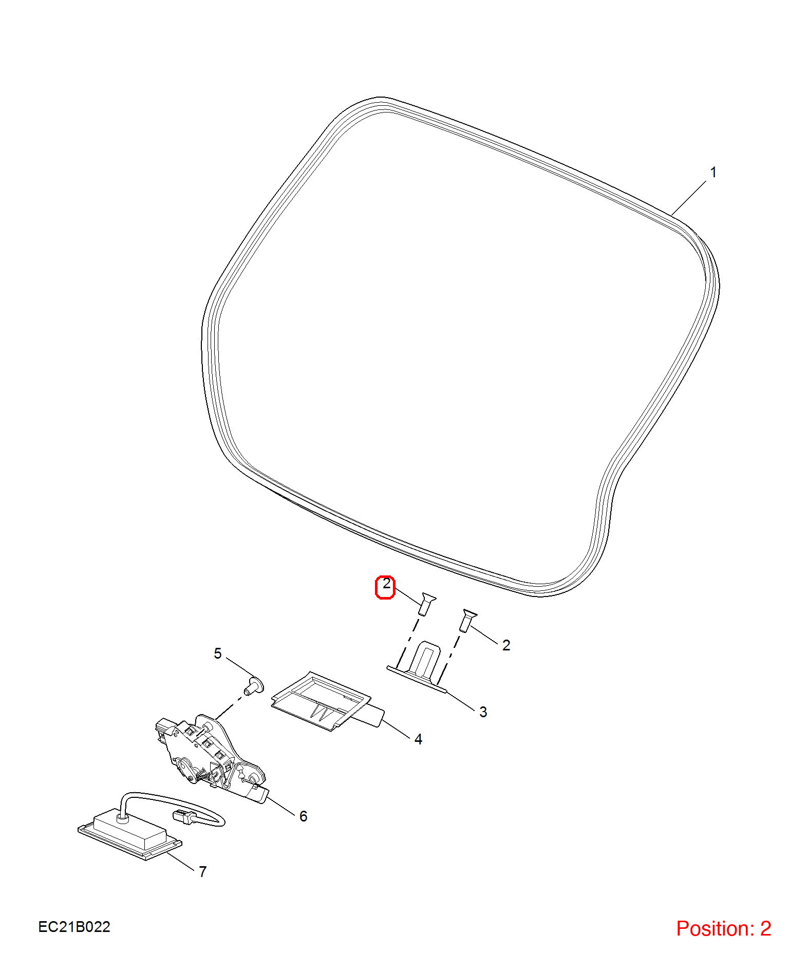 MG Screw OEM 91000126 FOR MG3 MG 91000126-MG_OEM