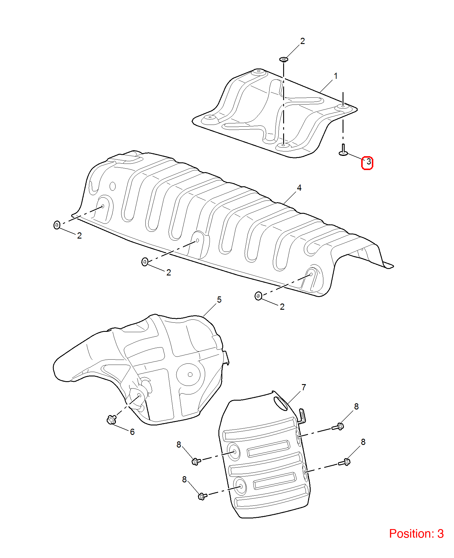 MG Screw OEM 91000144 FOR MG RX5 MG5 MG6 91000144-MG_OEM