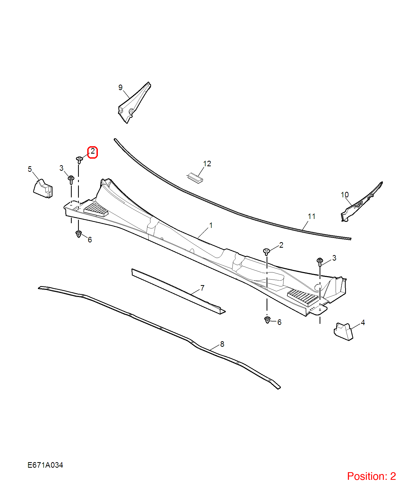 MG Screw OEM 91000298 FOR MG RX5 MG5 RX8 MG6 91000298-MG_OEM