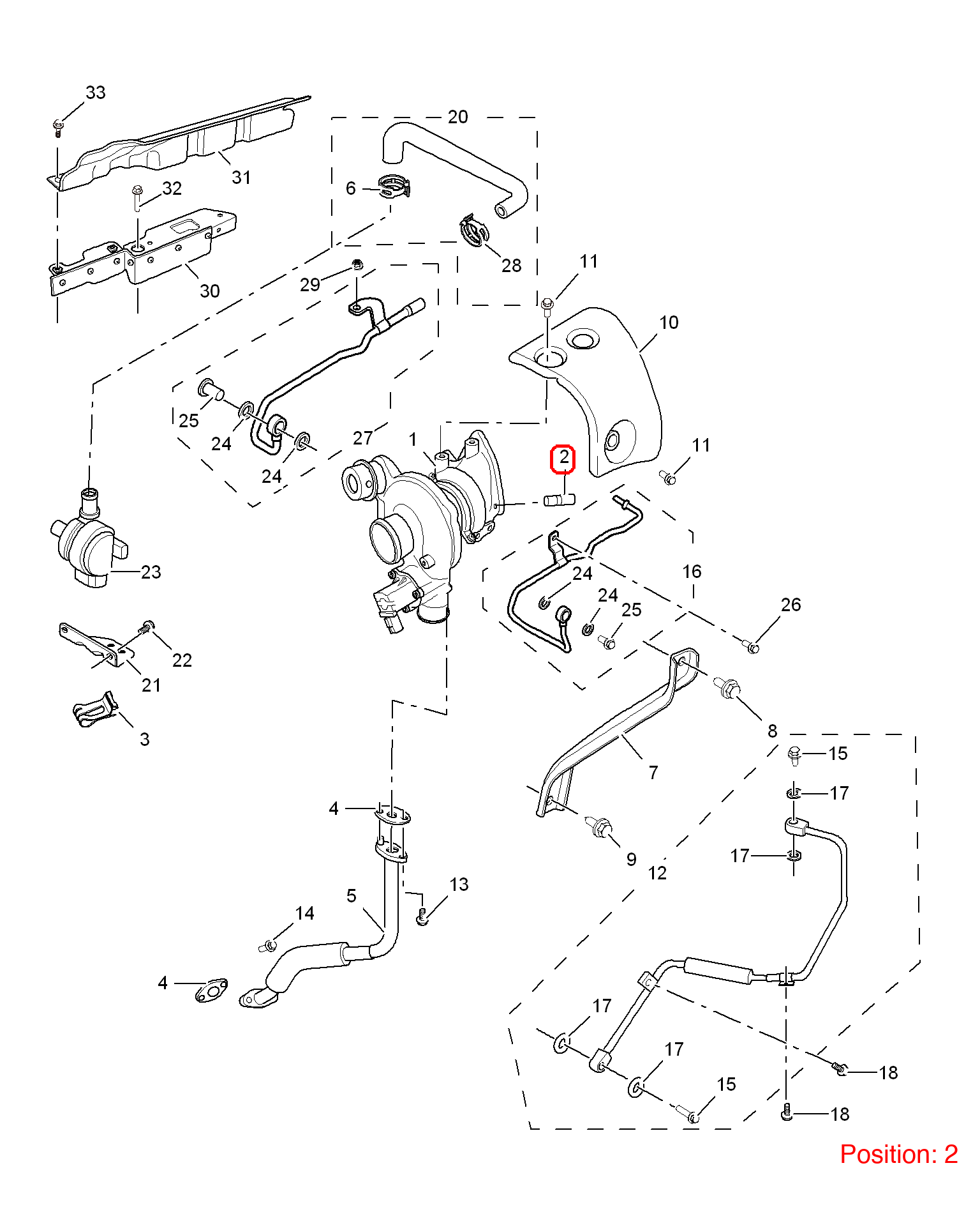 MG Exhaust pipe screw OEM 99000016 FOR MG350 MG5 MG RX5 RX8 99000016-MG_OEM