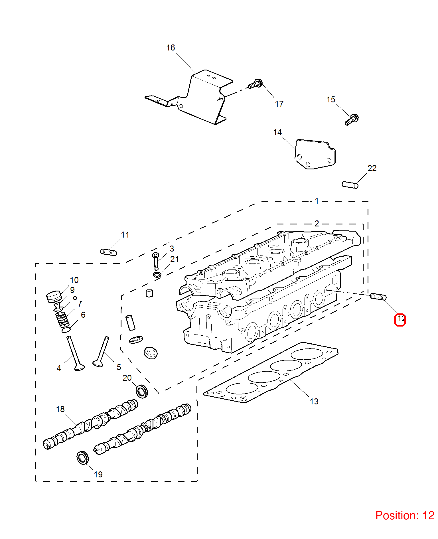MG Exhaust pipe screw OEM 99000036 FOR MG6 MG550 99000036-MG_OEM