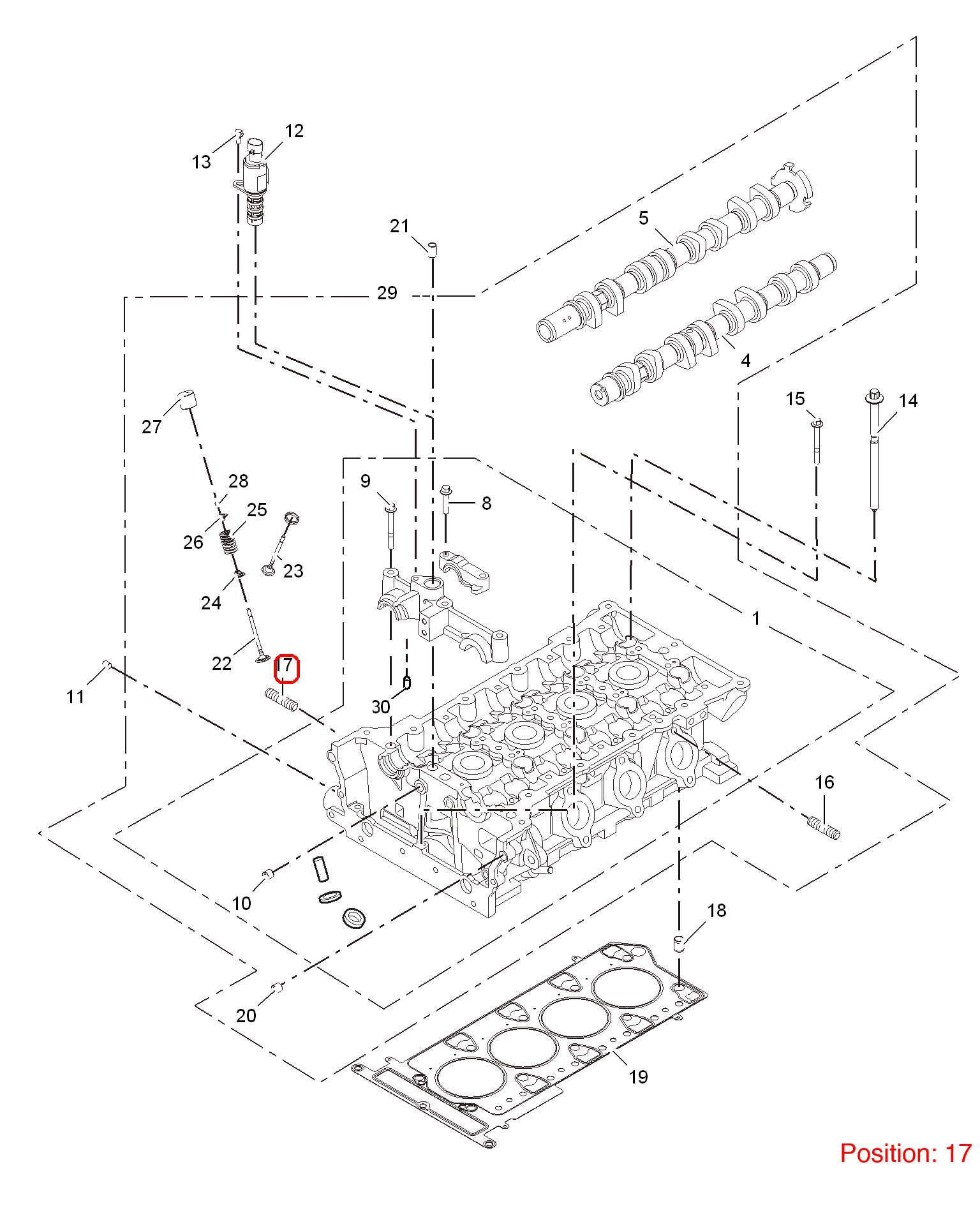 MG Exhaust pipe screw OEM 99000040 FOR MG350 MG5 99000040-MG_OEM