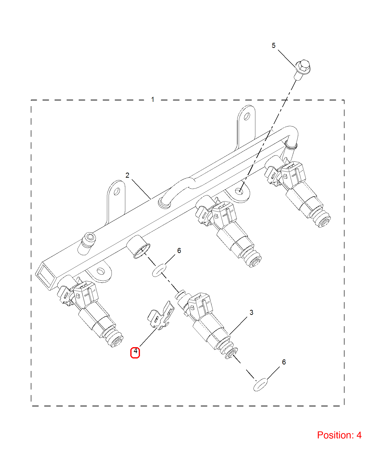 MG Fuel injector clip OEM CLP300011 FOR MG3 MG350 MG5 MG CLP300011-MG_OEM
