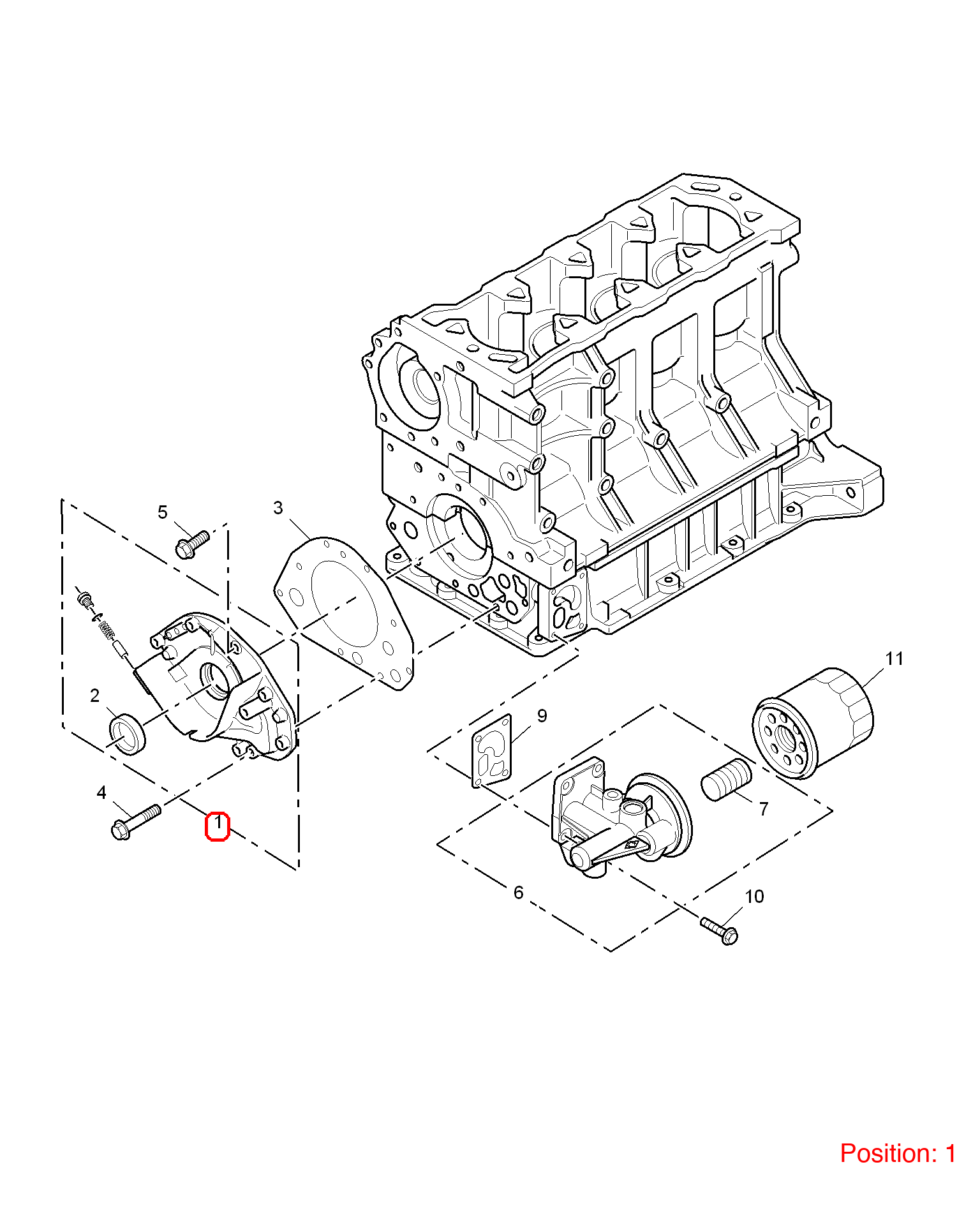 MG Oil pump OEM LPF000030 FOR MG6 MG550 LPF000030-MG_OEM